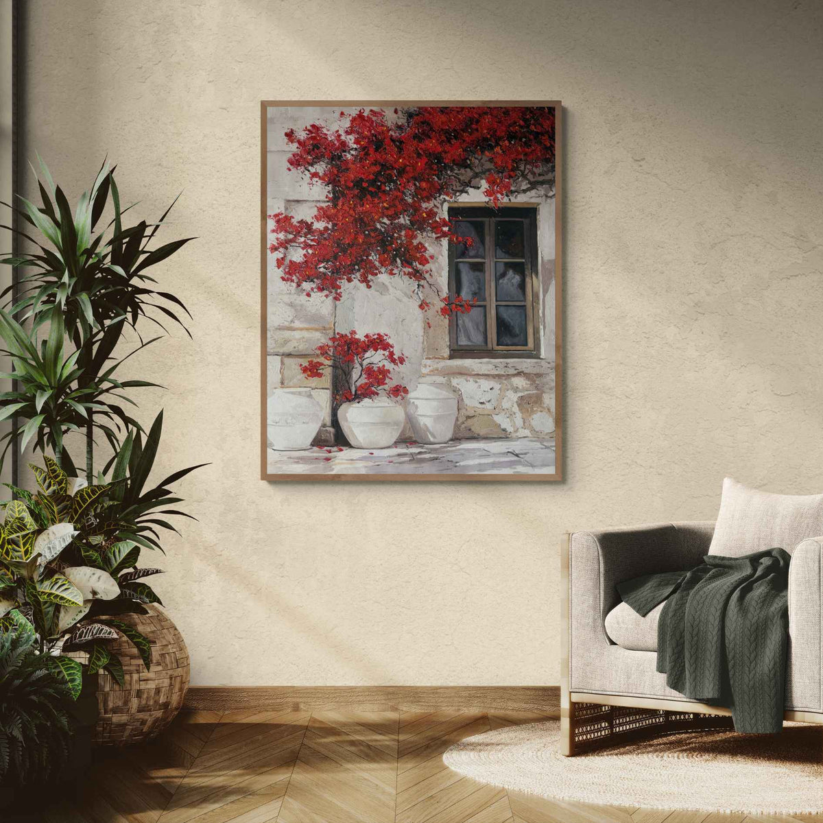 Arte mediterraneo para decoracion de interiores