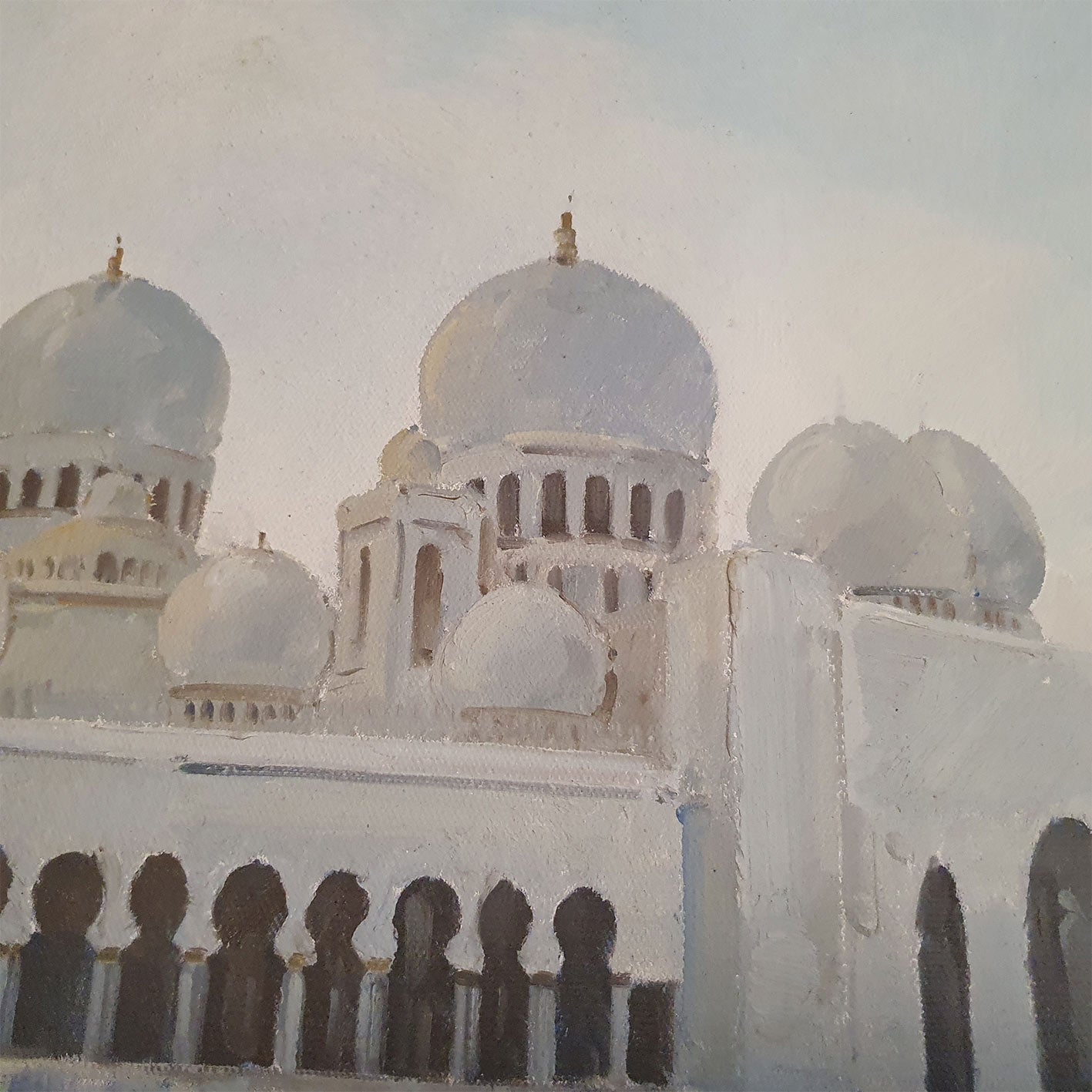 Cuadro Mezquita Sheikh Zayed 120x50 cm