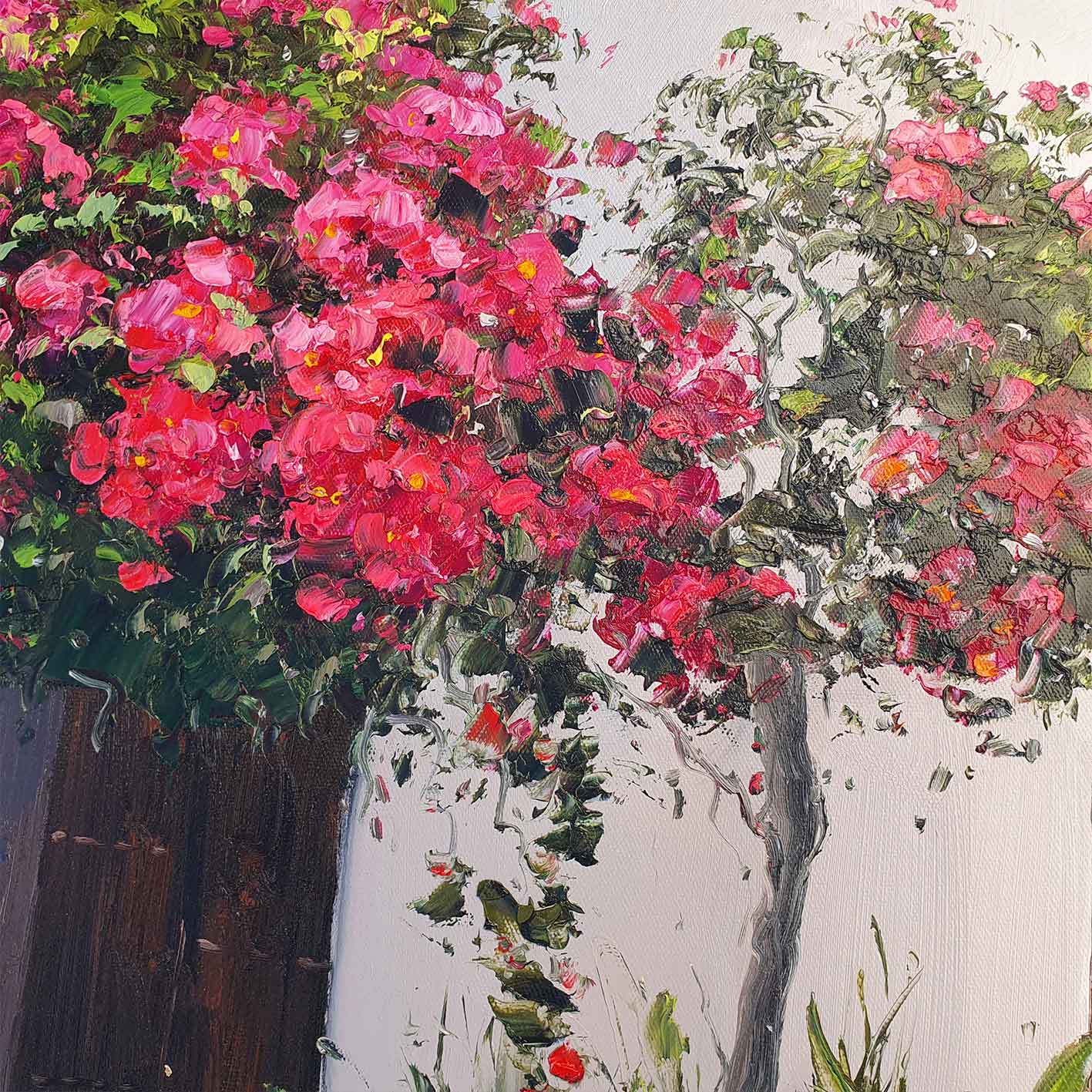 Cuadro Casa en el Pueblo 82x101 cm