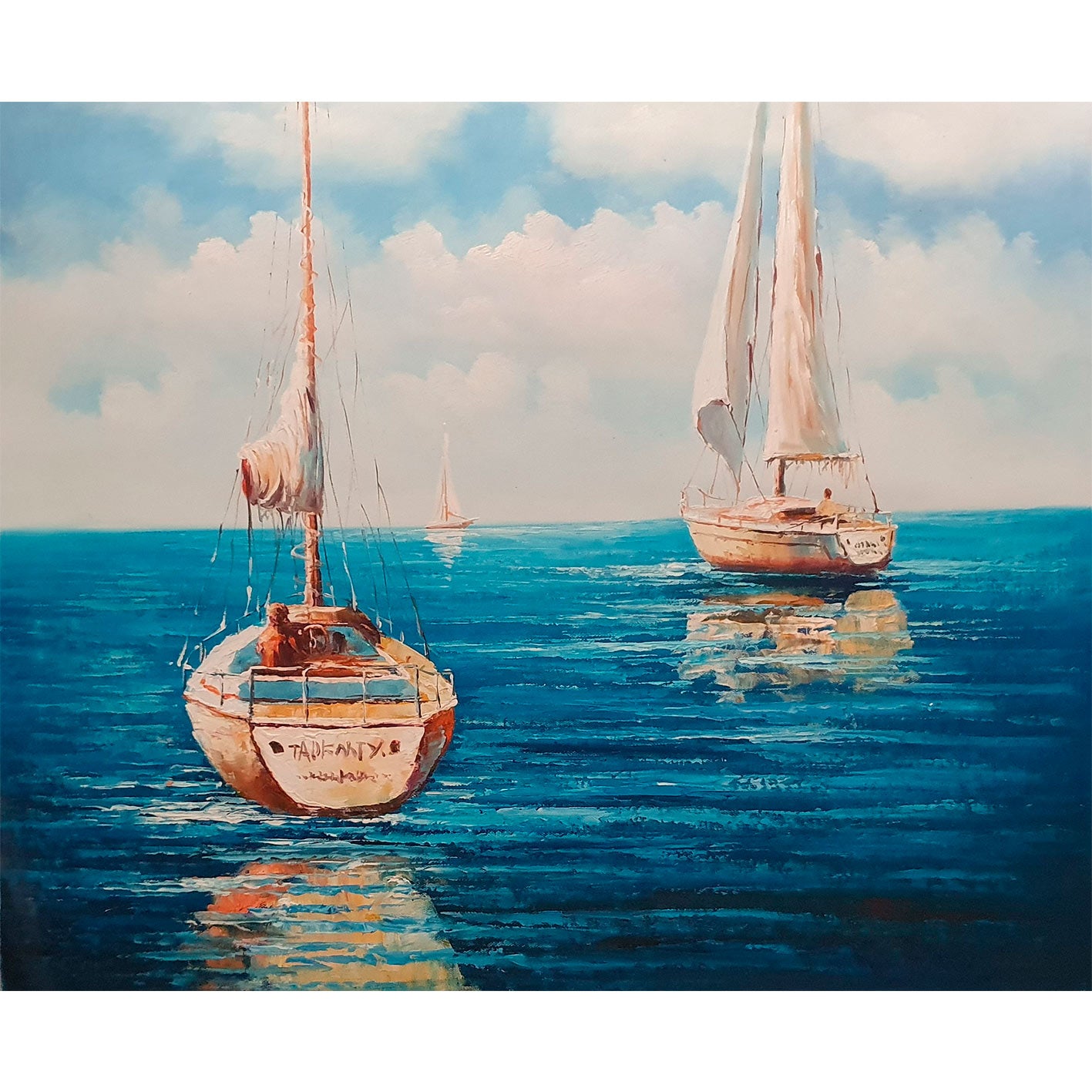 Cuadro Barco Mar 50x60 cm