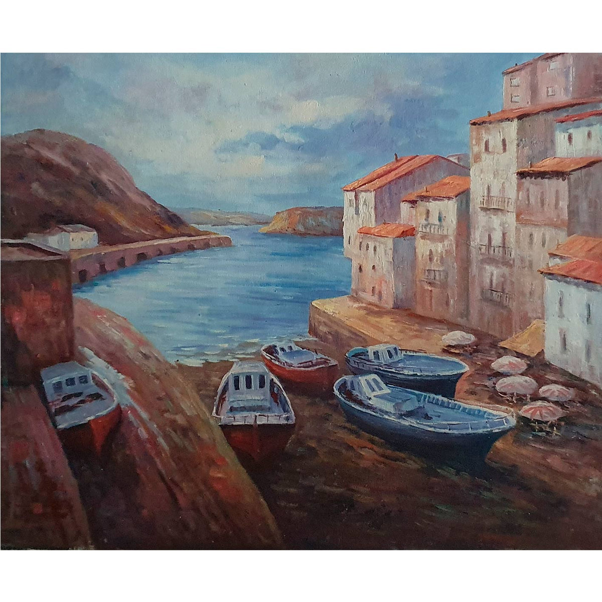 Arte náutico pintado a mano – Decoración con inspiración pesquera