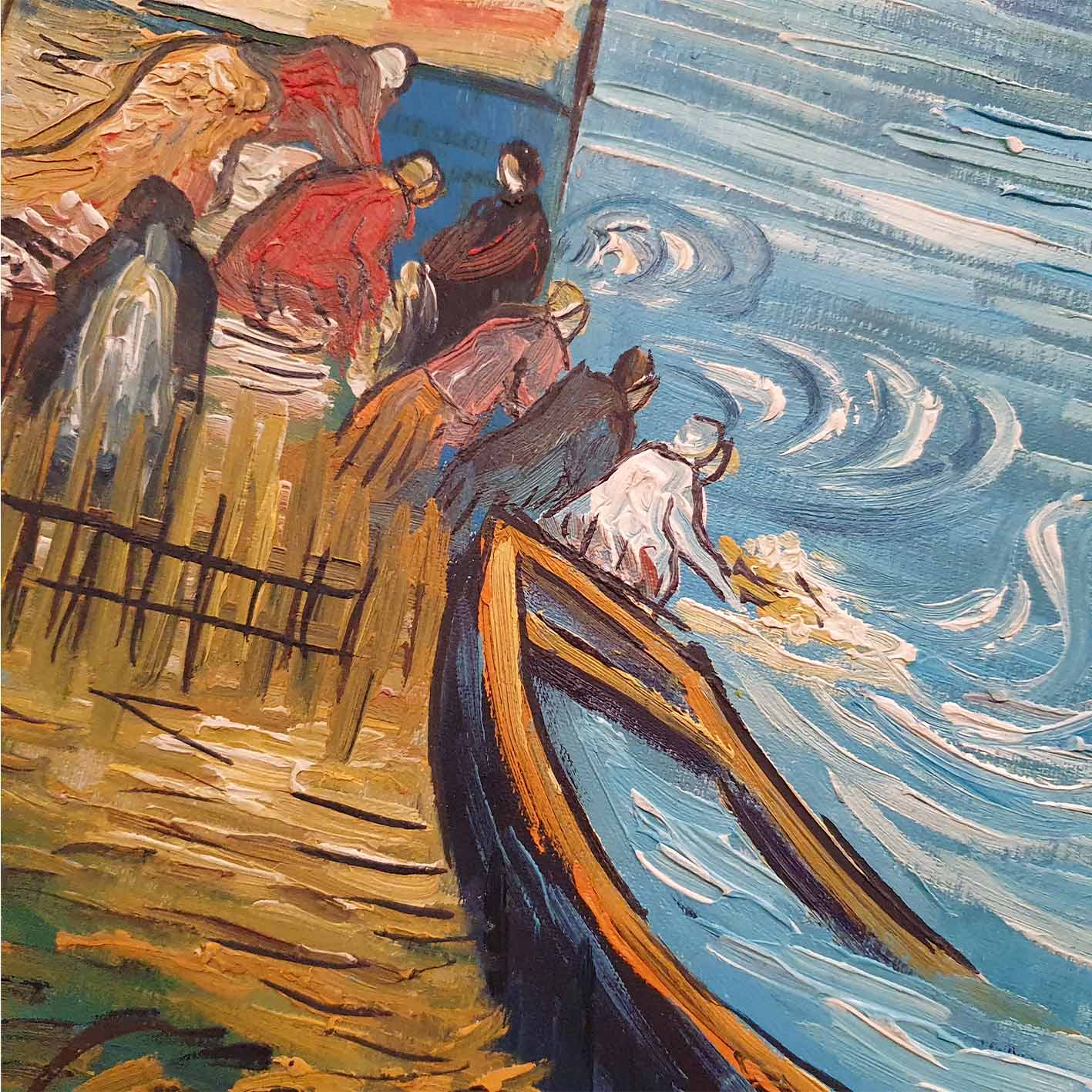 The Langlois Bridge at Arles with Women Washing