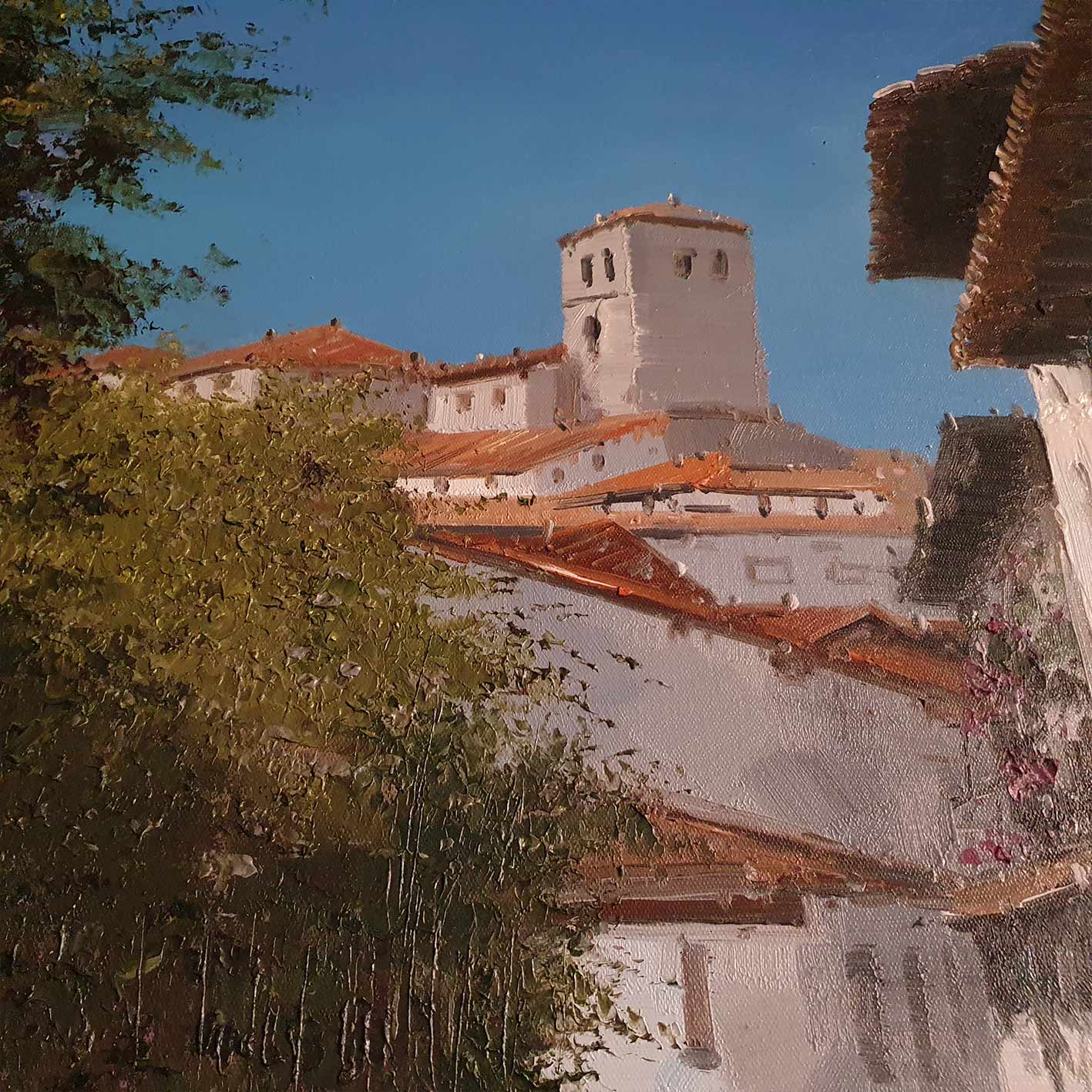 Cuadro Vistas a la Catedral 82x101 cm