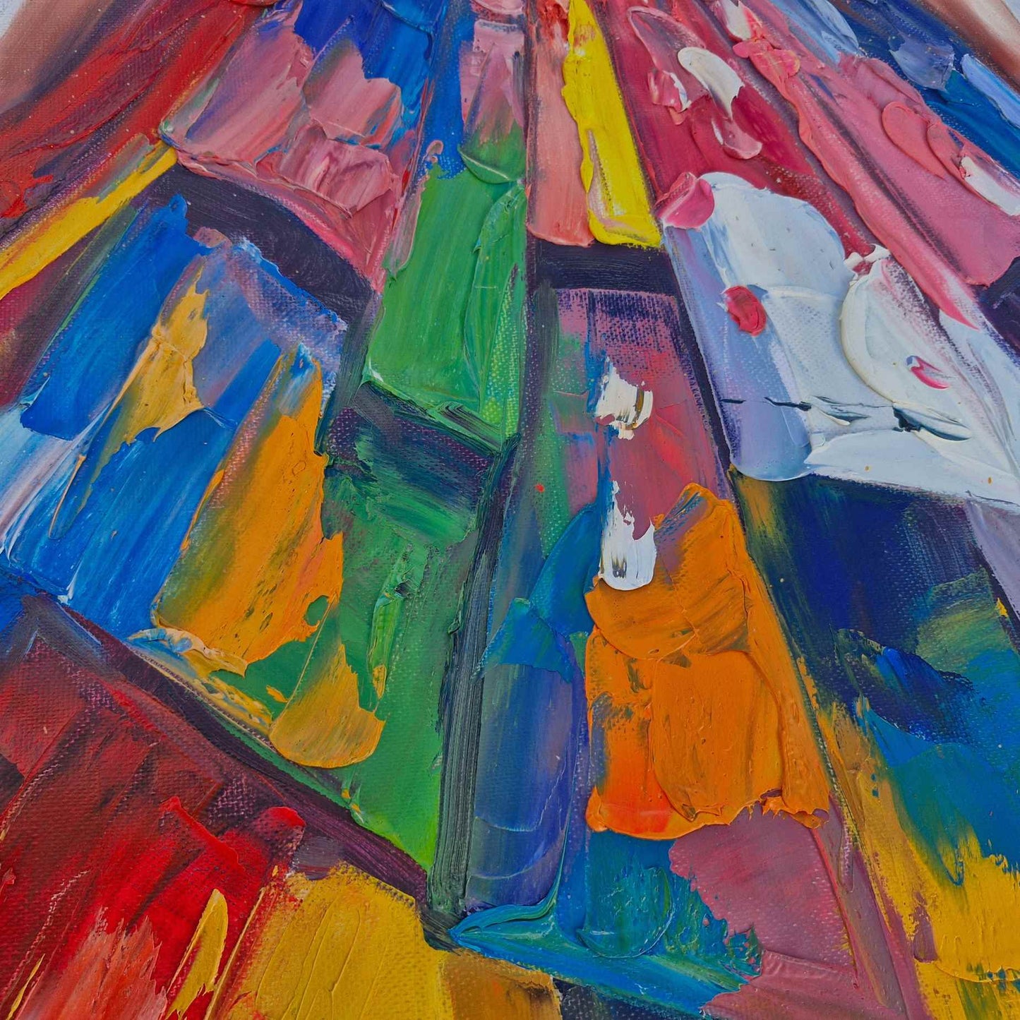 Mujer en oleo sobre lienzo arte pintado a mano