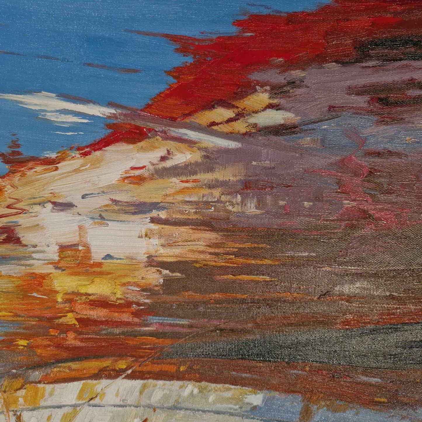 Cuadro decorativo de paisaje marino