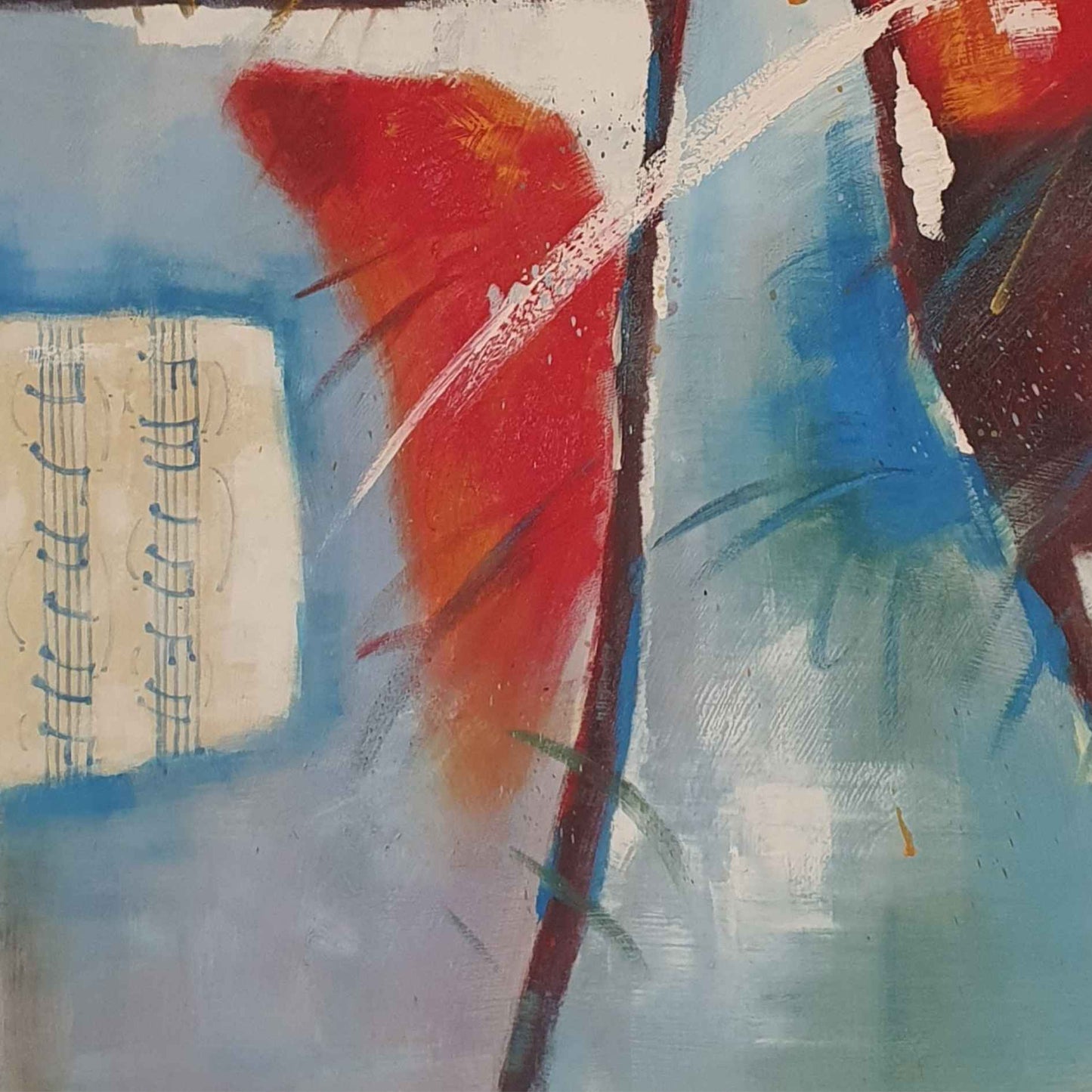 Pintado a mano con óleo sobre lienzo de alta calidad