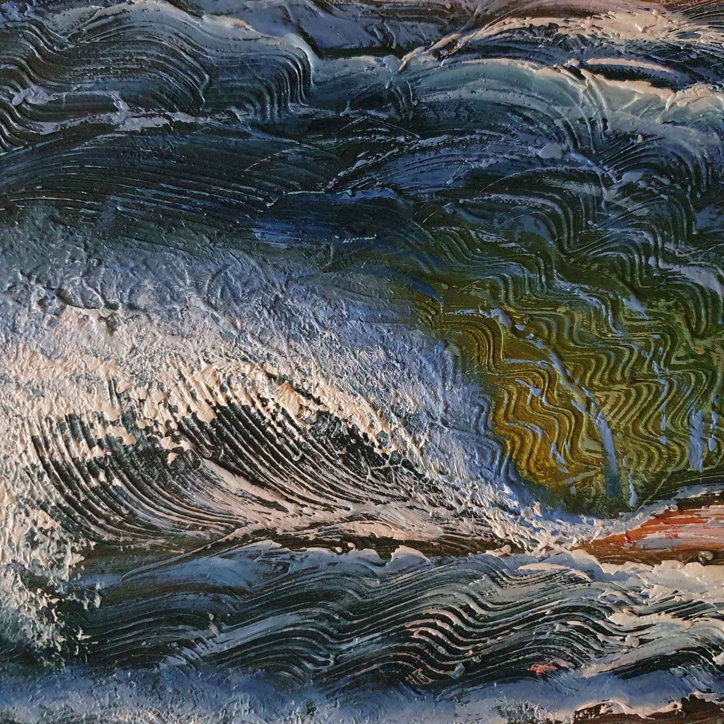 Pintura al Oleo Mar 60x50 cm