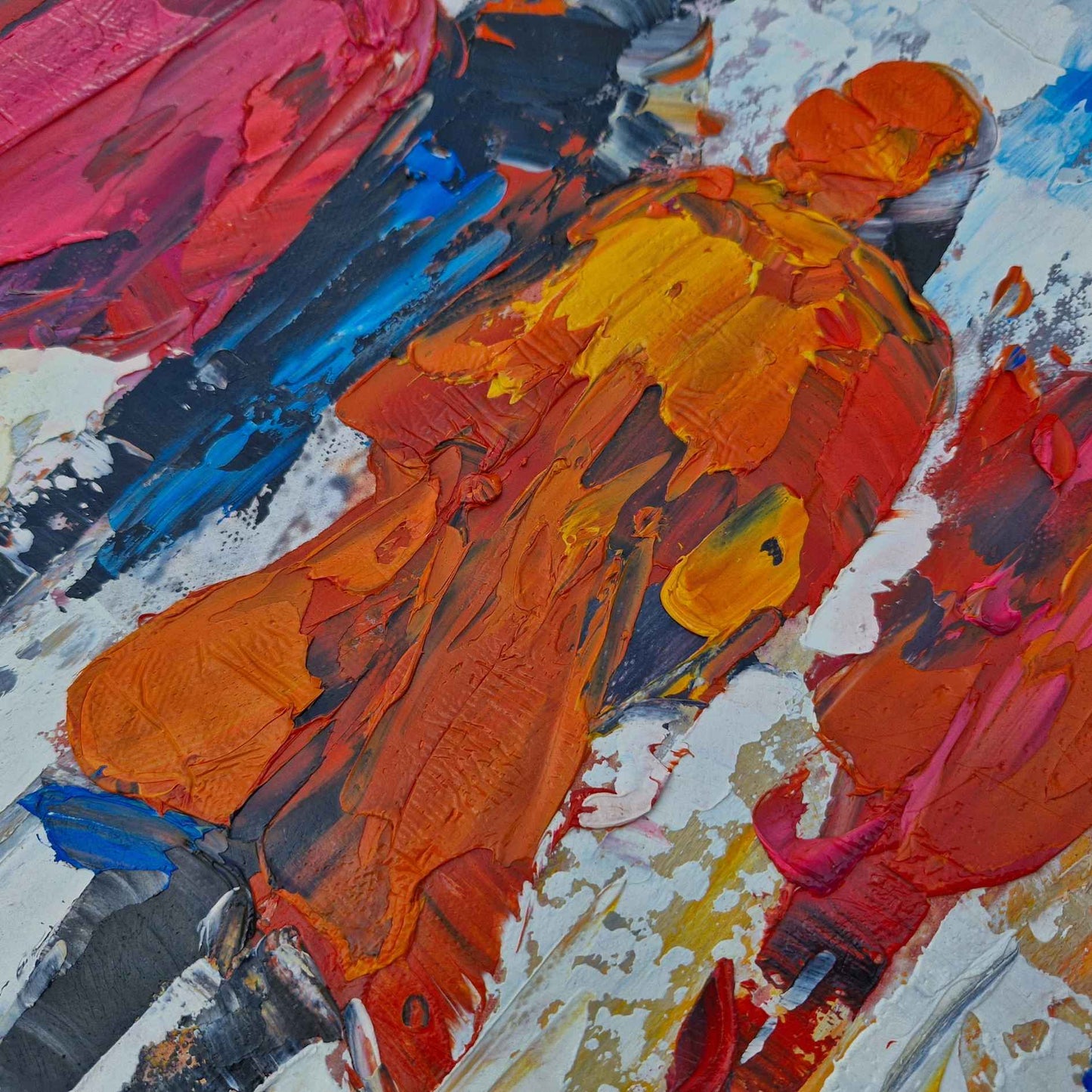 descubre cuadros originales al óleo de escenas urbanas vibrantes y auténticas.