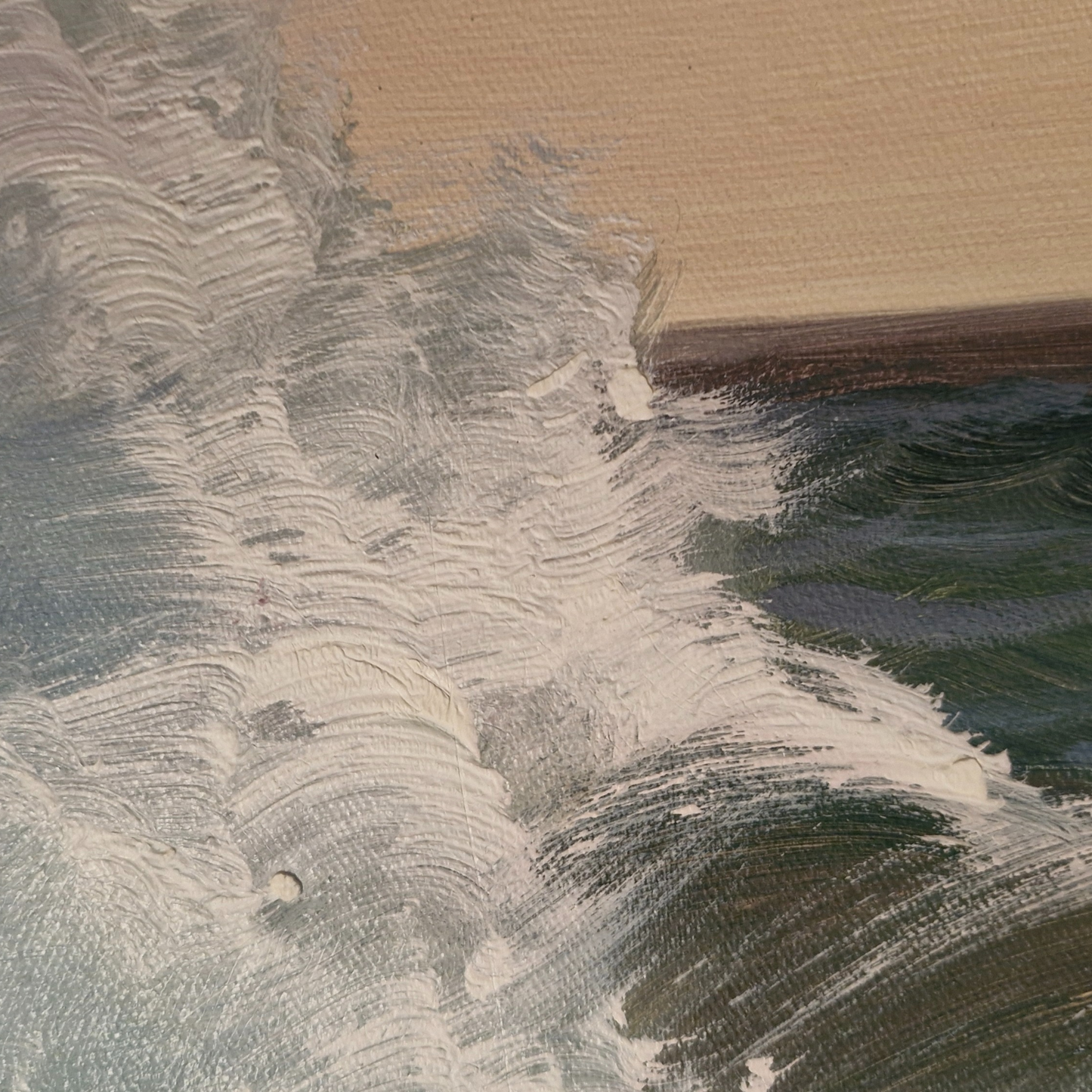 Cuadro Mar Revuelto 120x60 cm