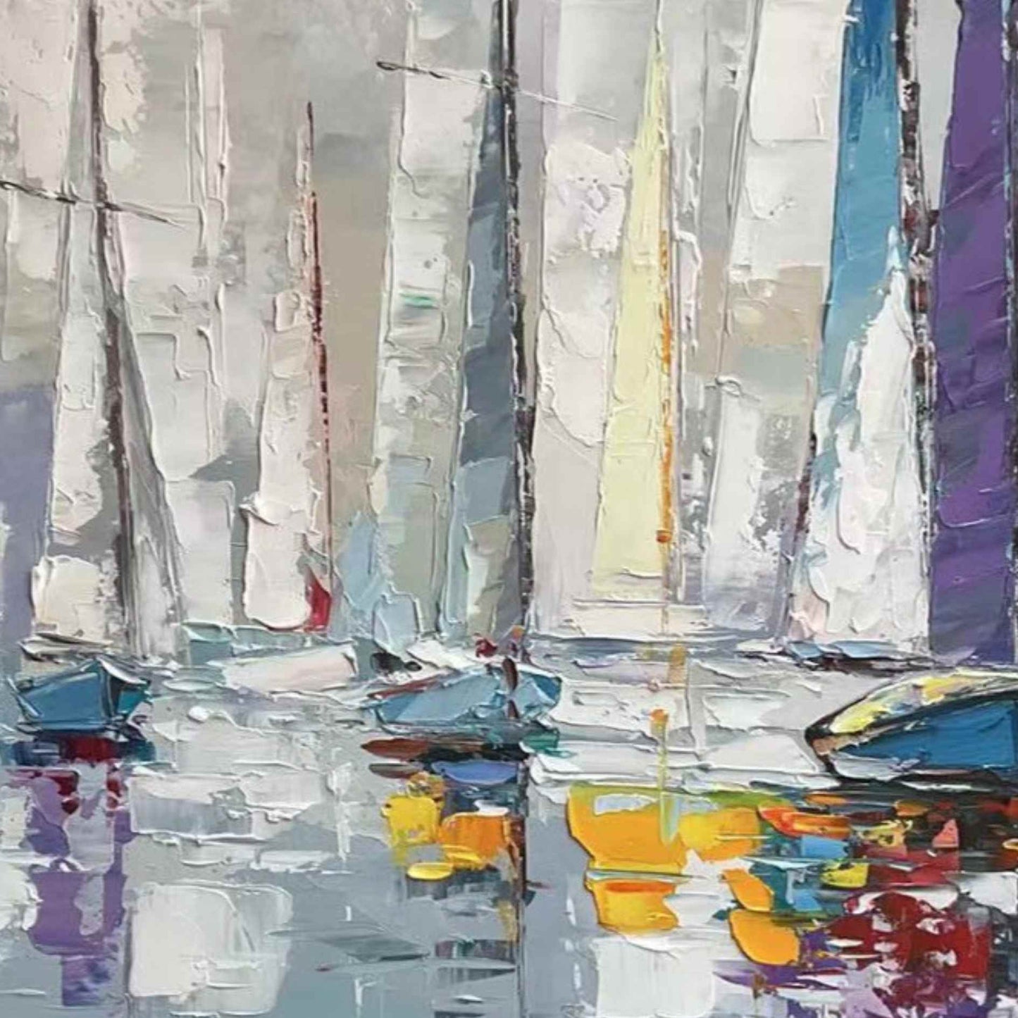 Decoración Náutica Contemporánea con Pintura al Óleo