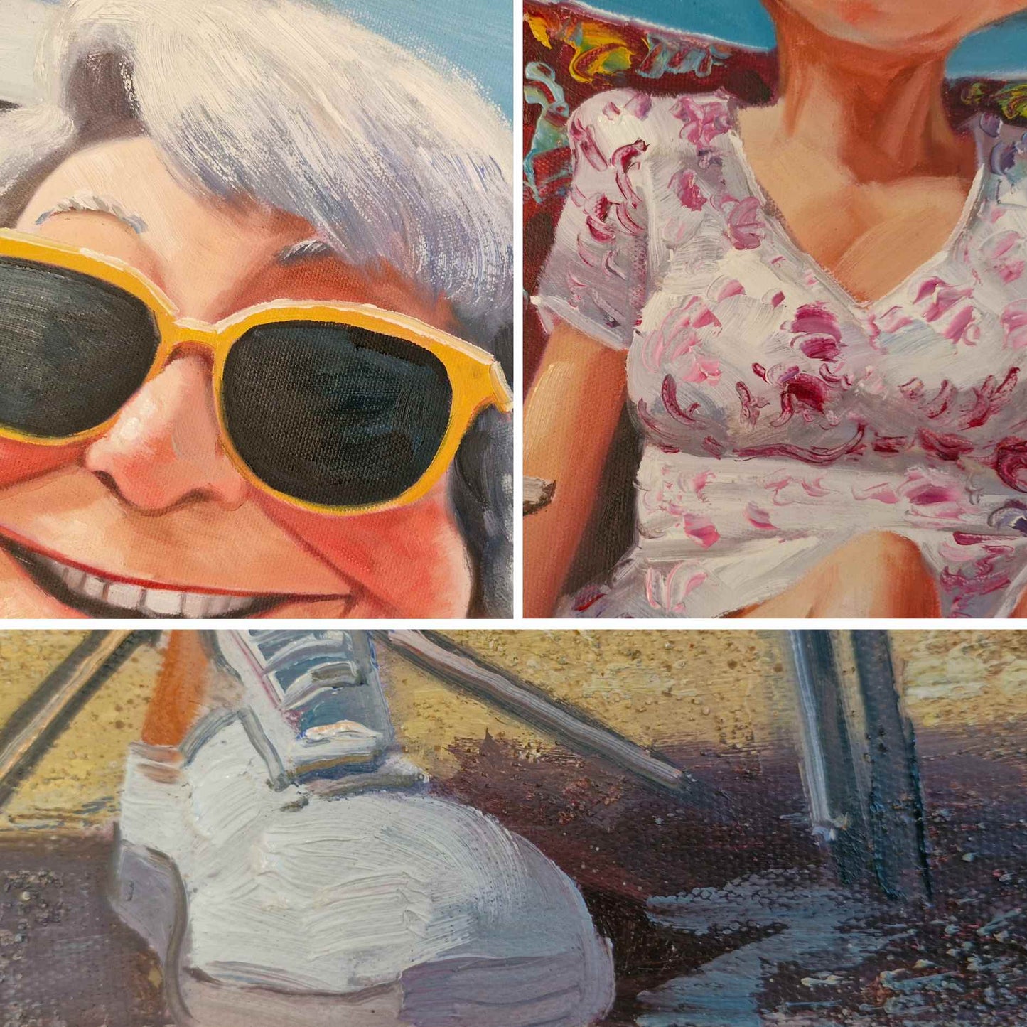 Cuadro alegre y colorido ideal para decoración del hogar