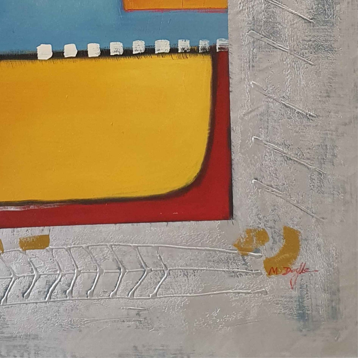 Cuadro contemporáneo con diseño dinámico