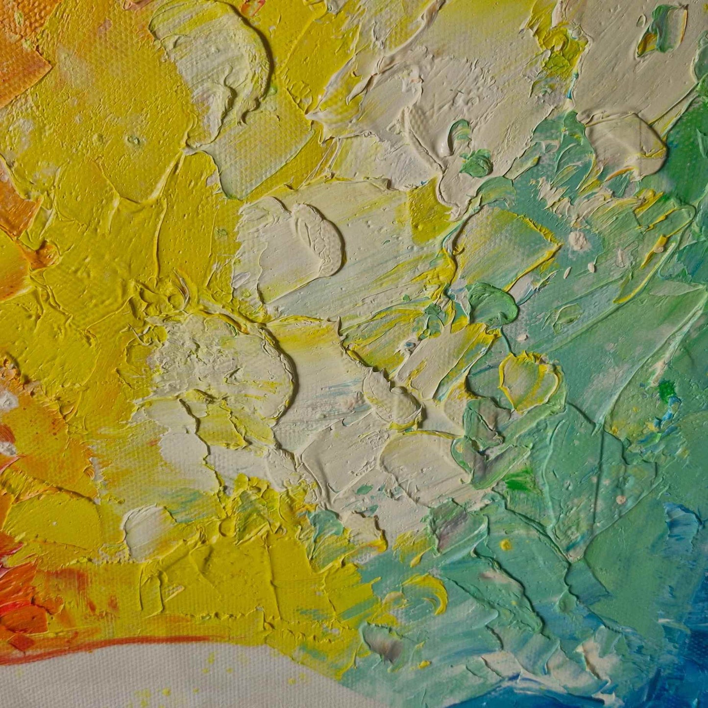 textura de cuadro de toro oleo original