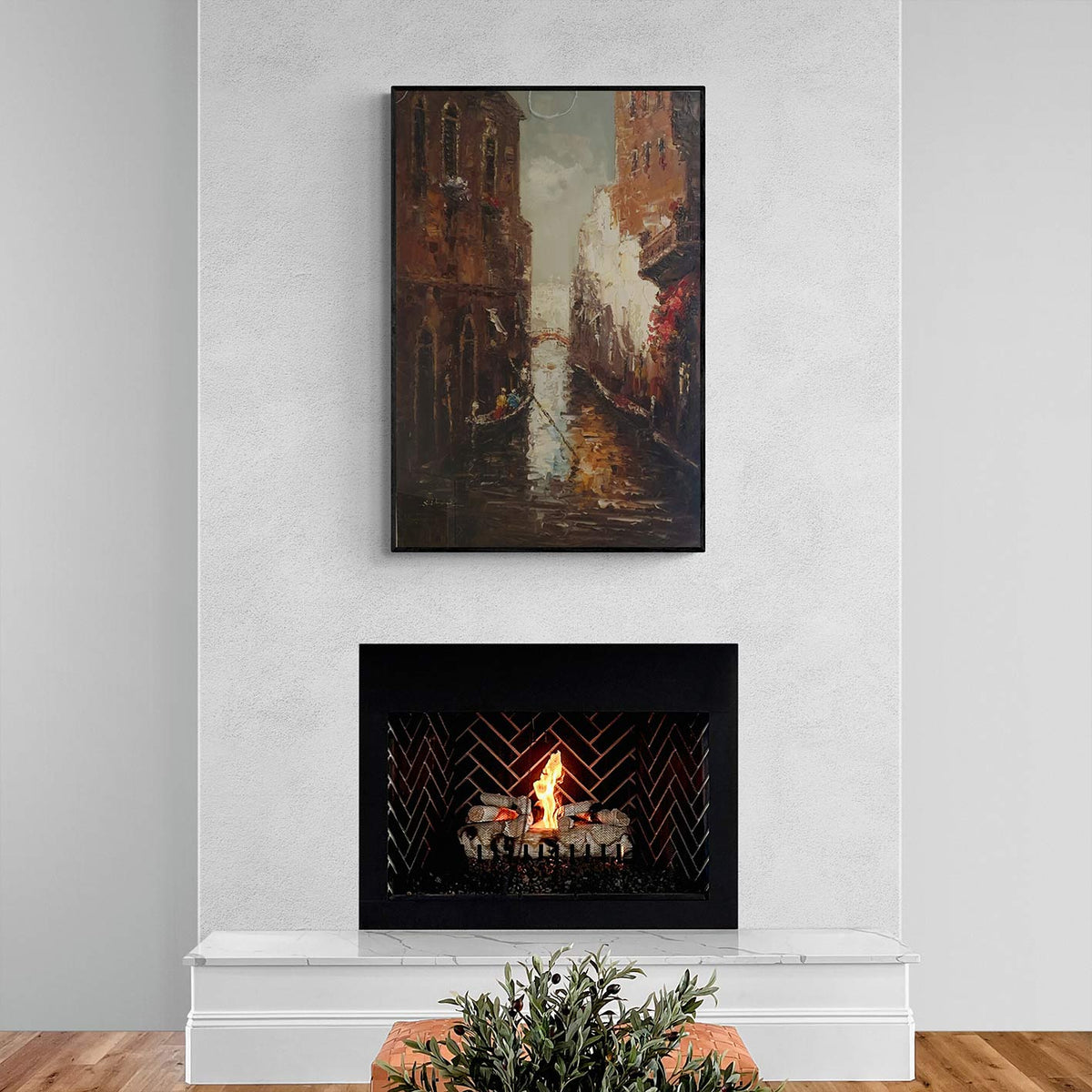 Cuadro Veneciano Canal 60x90 cm