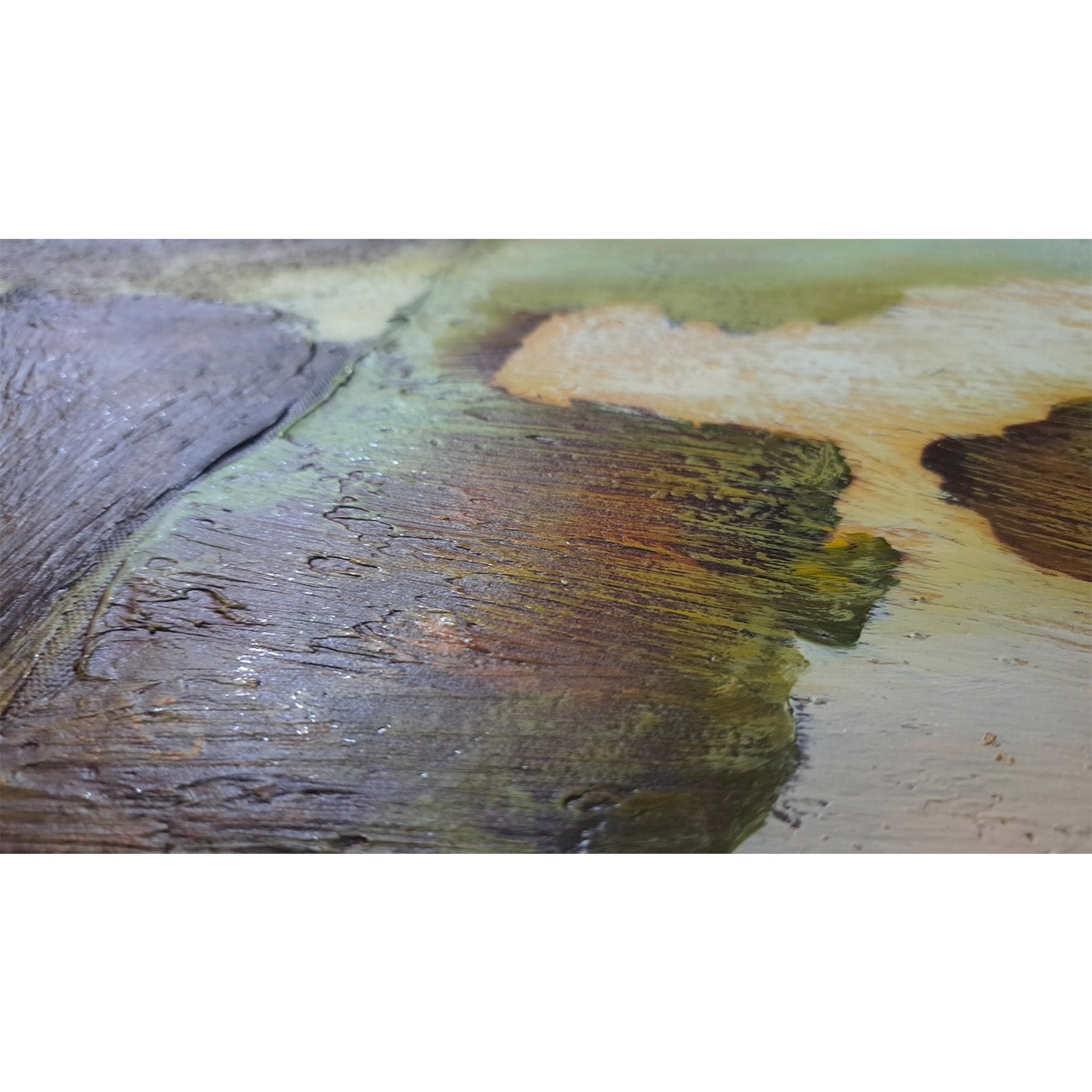 Cuadro marrón moderno