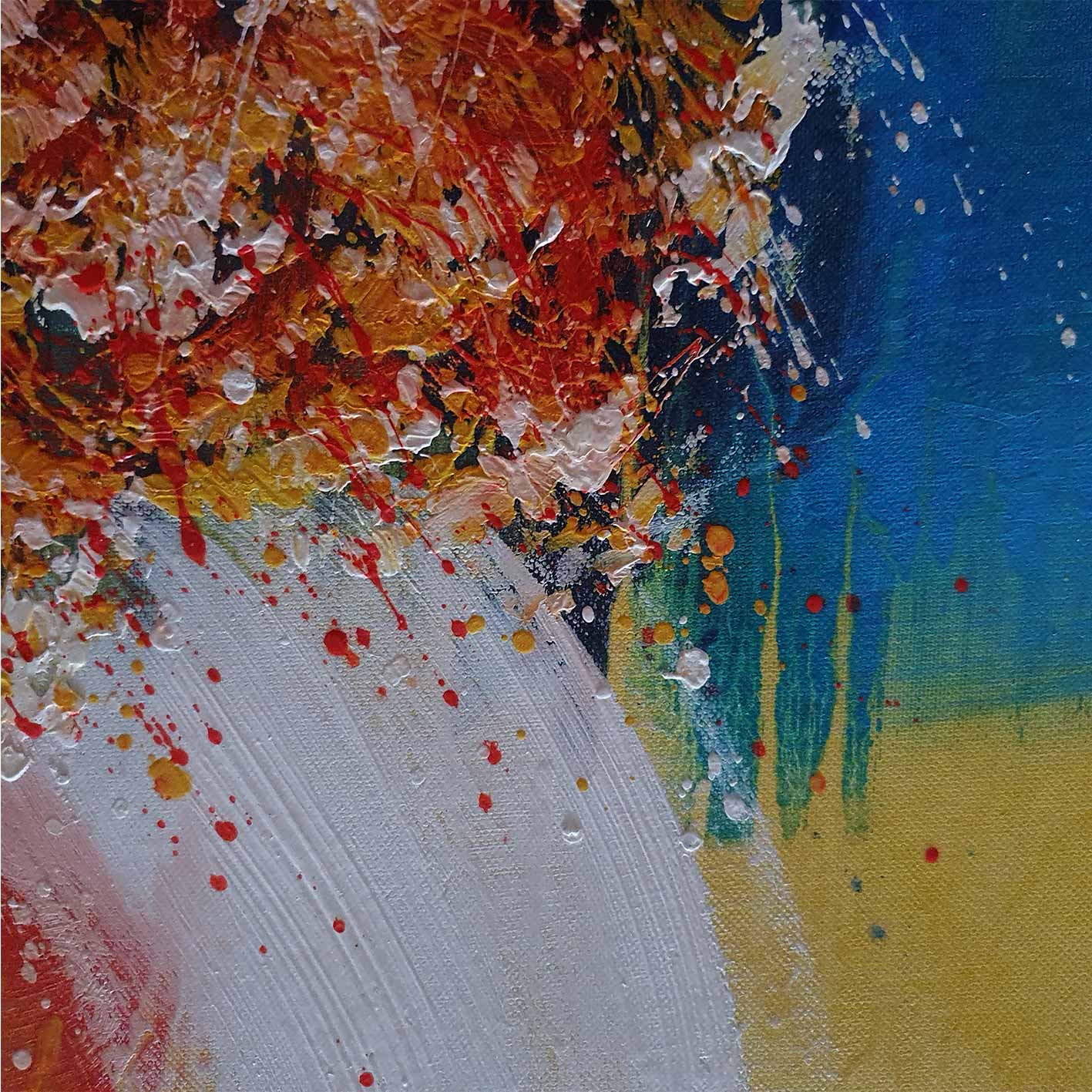 Cuadro abstracto multicolor