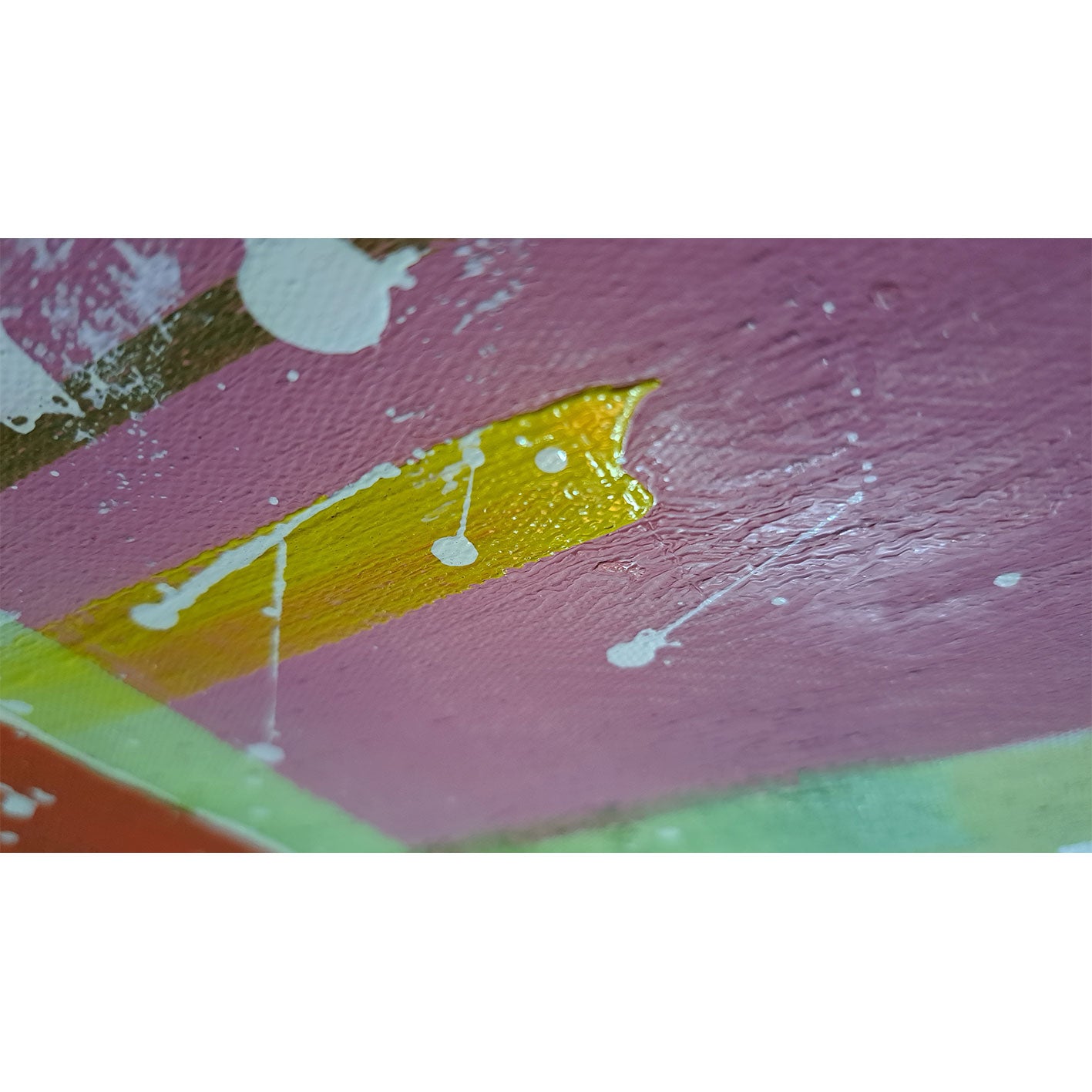 Cuadro Abstracto Verde Textura