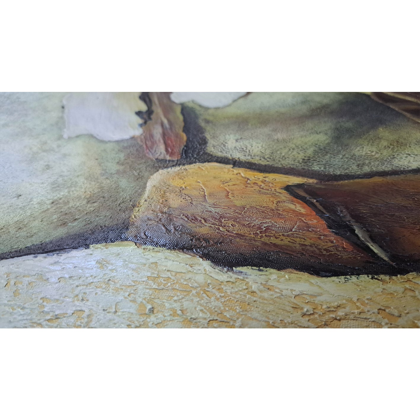 Cuadro marrón moderno