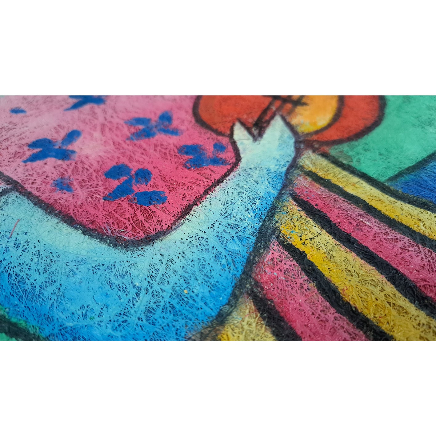 Cuadro Alambre Guitarra Texturas