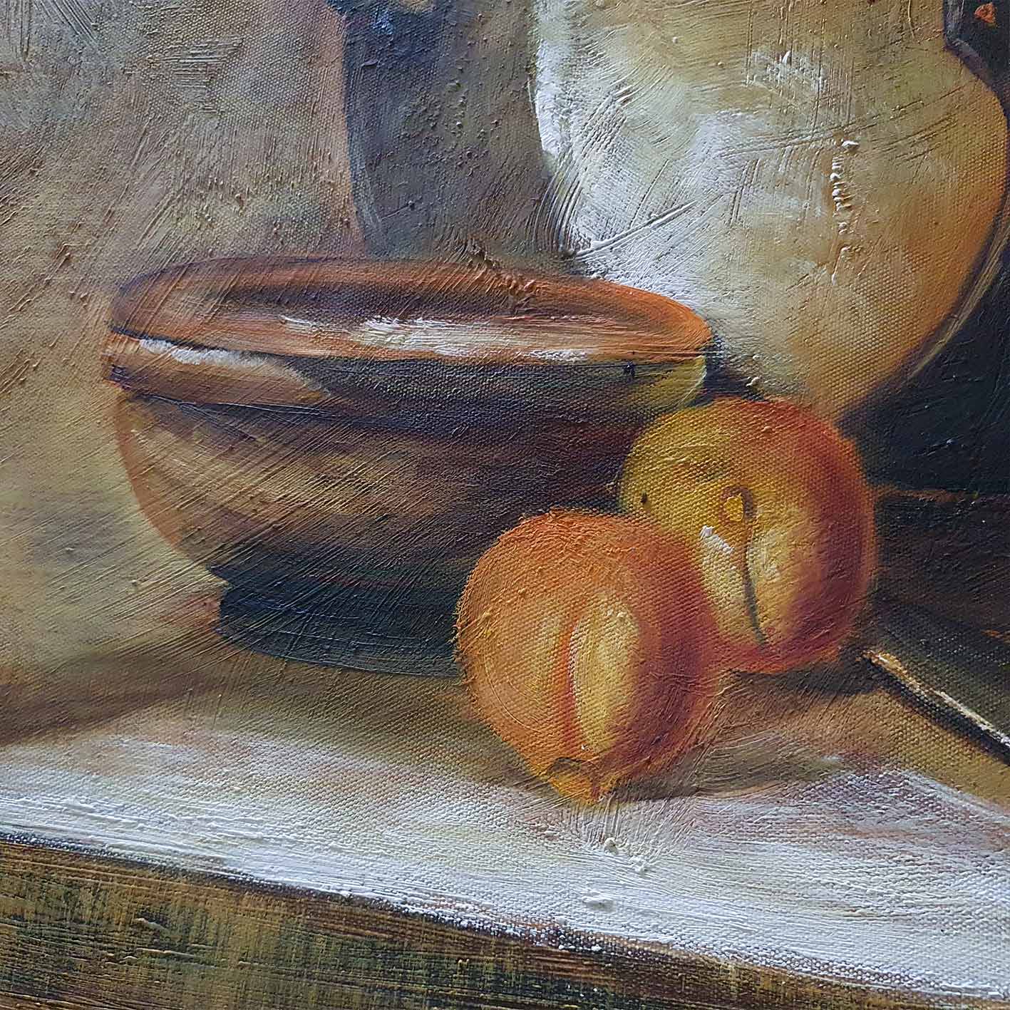 Cuadro_Arte_Lienzo_Oleo_Bodegon_Melocotones_60x50_cm_Textura