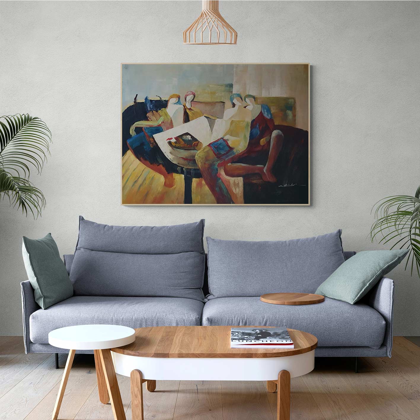 Cuadro Gente 120x90 cm