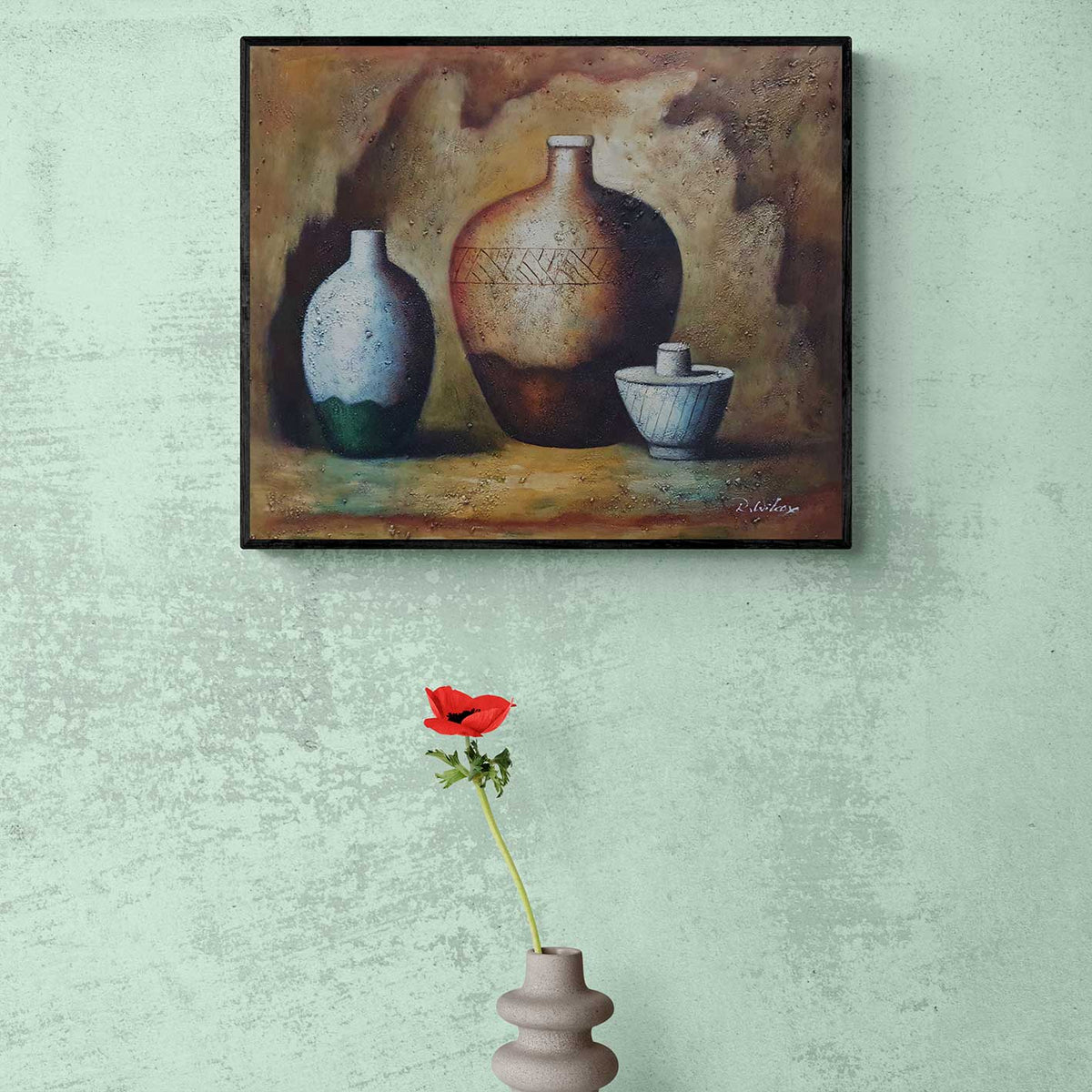 Cuadro Bodegon Decorativo 60x50 cm