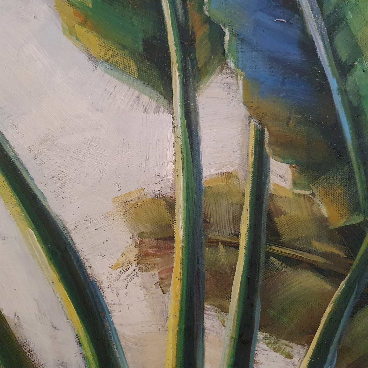 Cuadro Decoracion Flores 120x40 cm Texturas