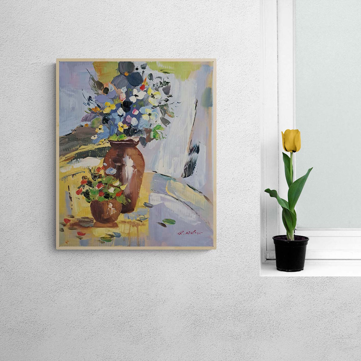 Cuadro Jarron Plenitud 50x60 cm