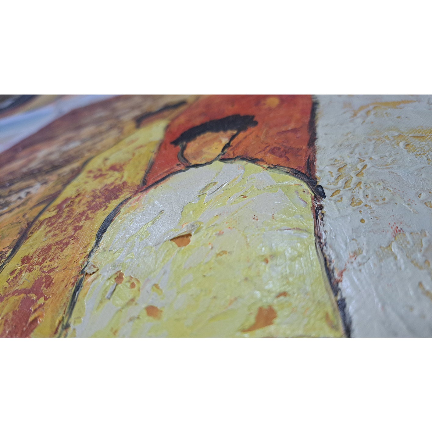 Cuadro Figuras Marcha 90x60 cm