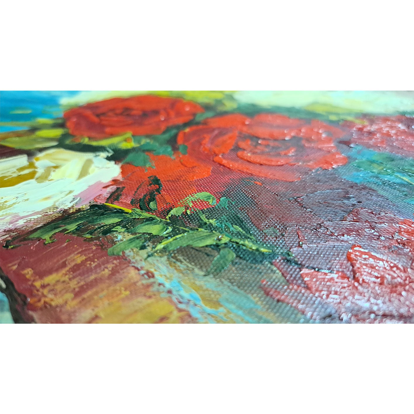 Cuadro Flores Mar 60x50 cm Texturas