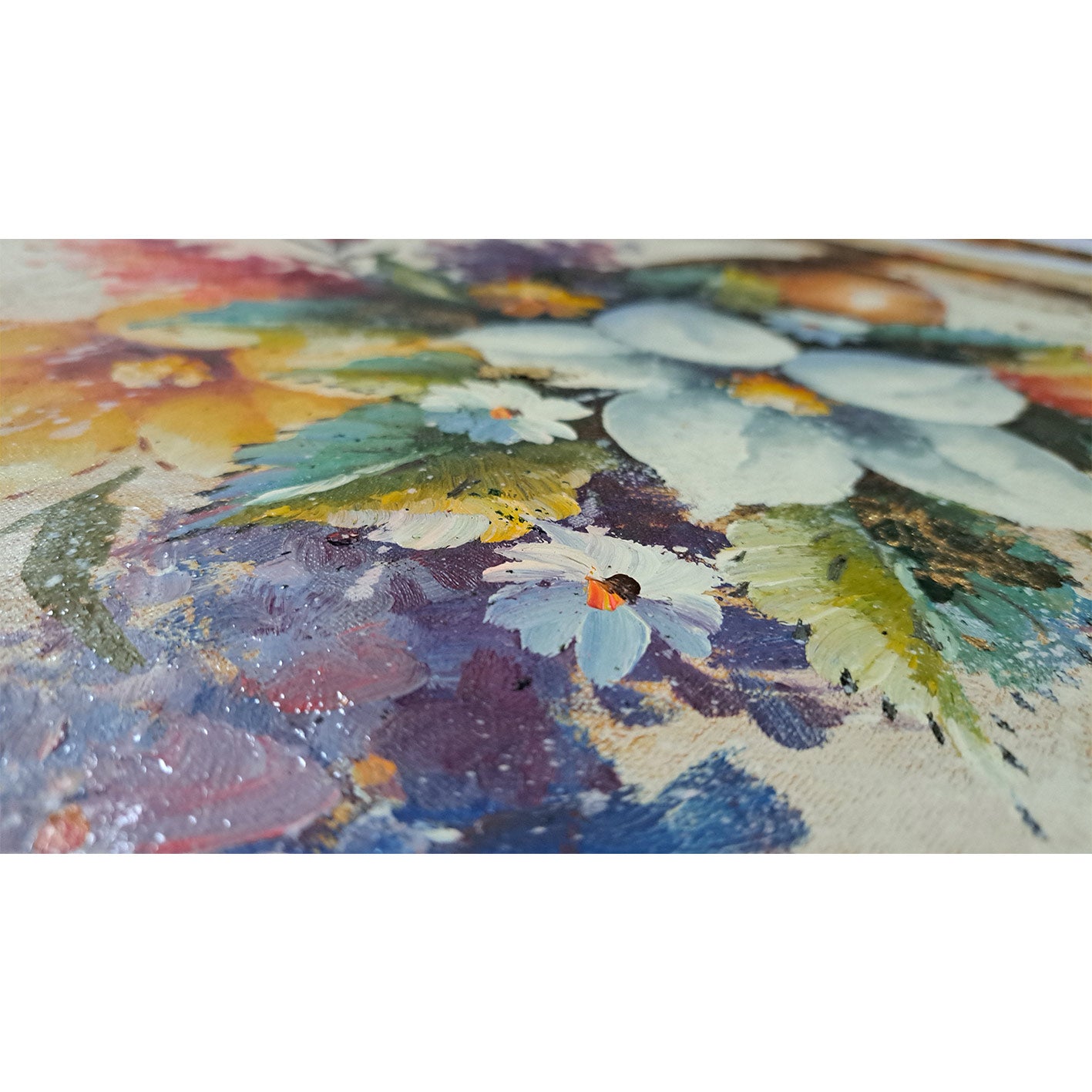 Cuadro Jarron Letras 50x60 cm Texturas