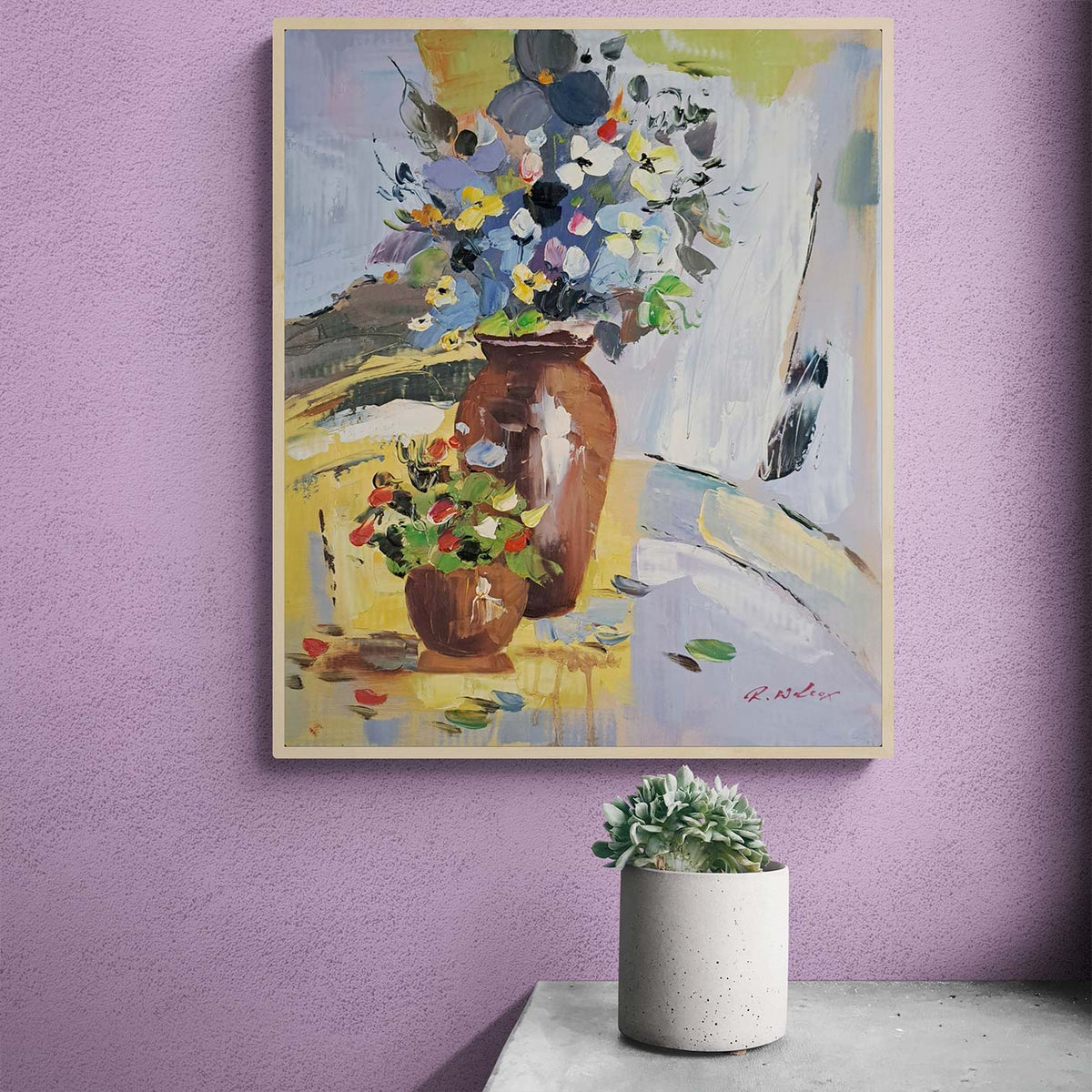 Cuadro Jarron Plenitud 50x60 cm