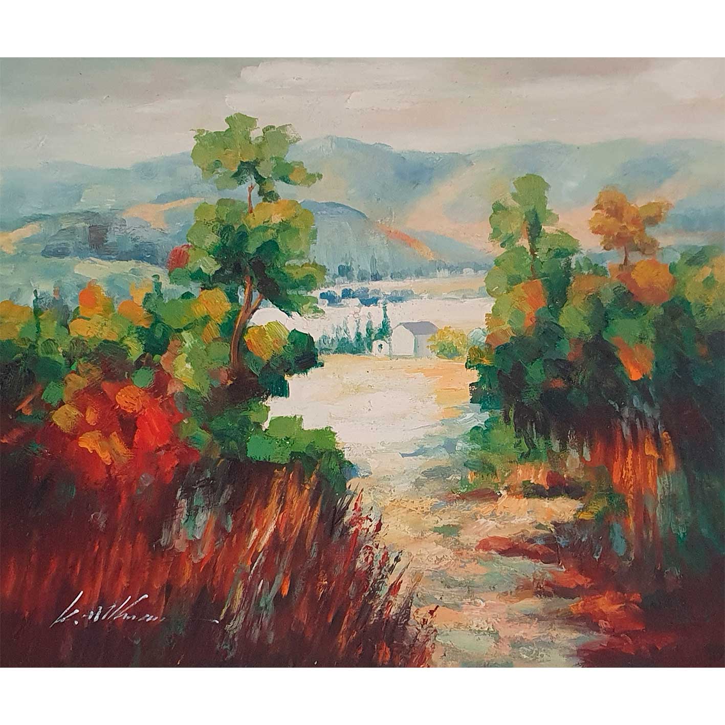 Cuadro Campo Moderno II 60x50 cm