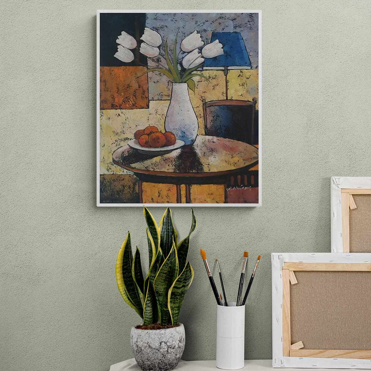 Cuadro Bodegon Texturas 50x60 cm