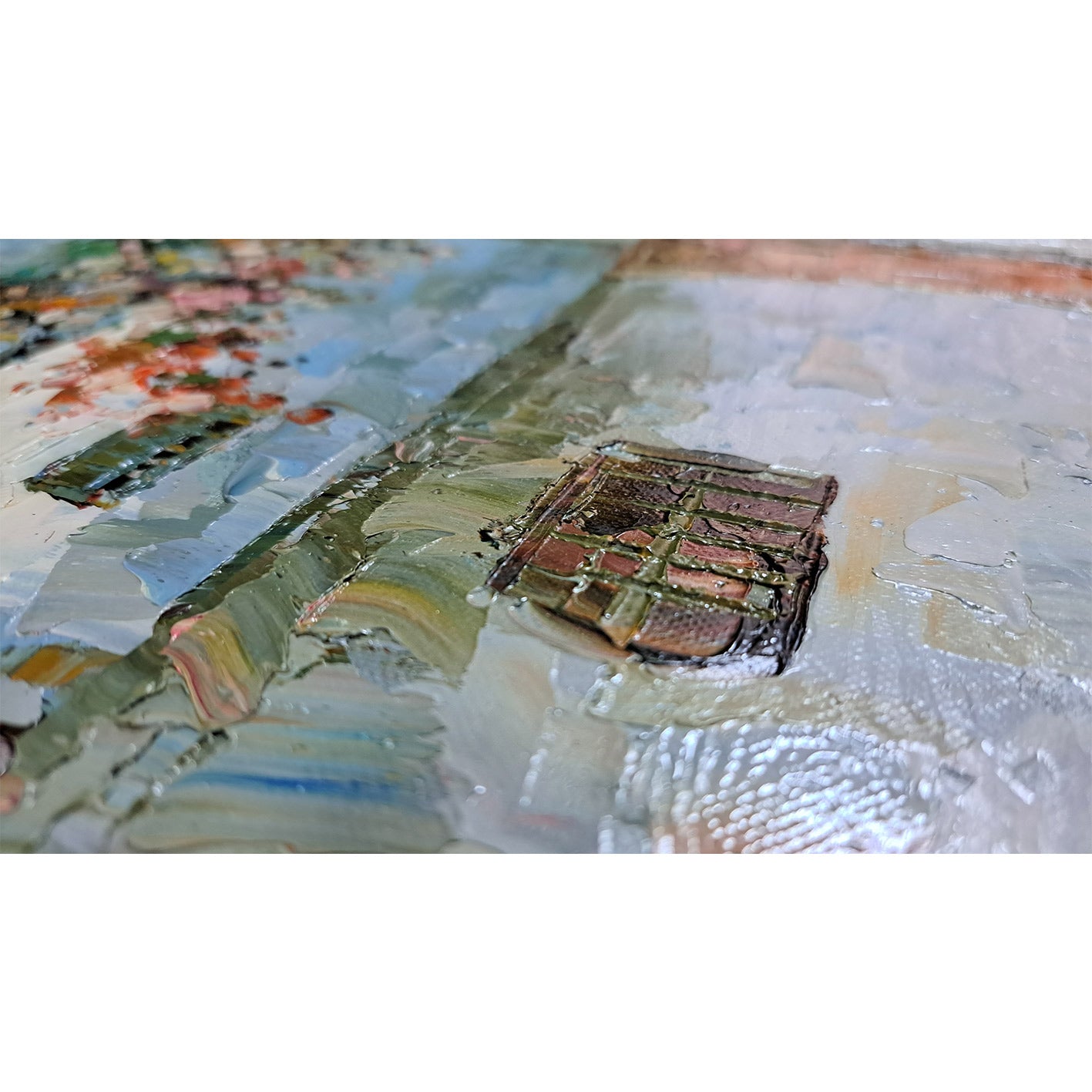 Cuadro Casa Playa 60x50 cm Texturas