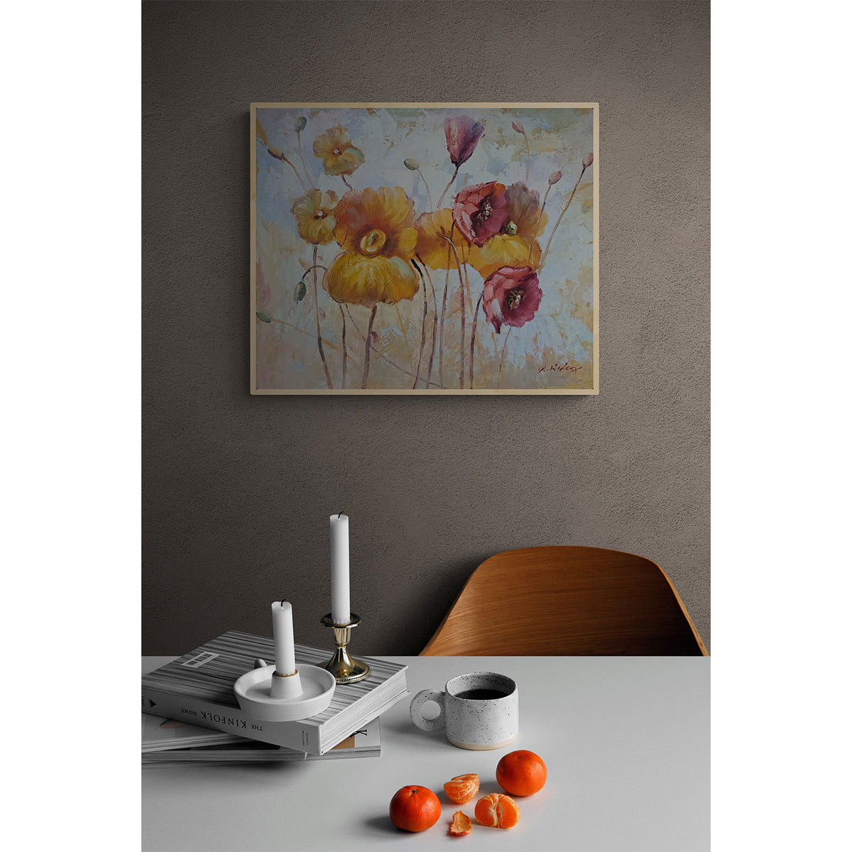 Cuadro Color Flor II 60x50 cm