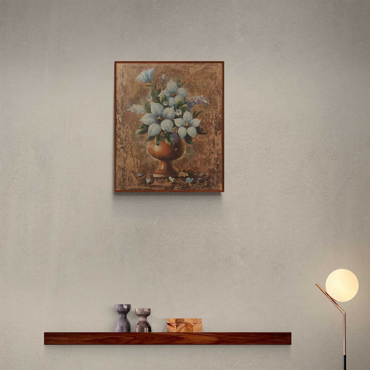 Cuadro Flores Decorativo 50x60 cm