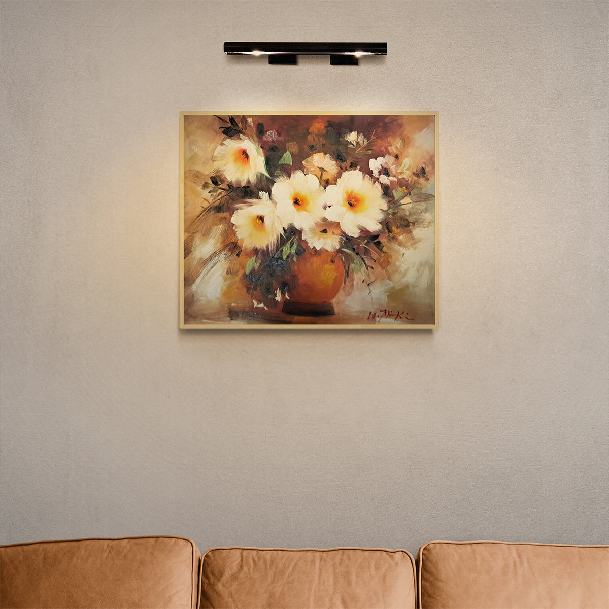 Cuadro Flores Interior 60x50 cm
