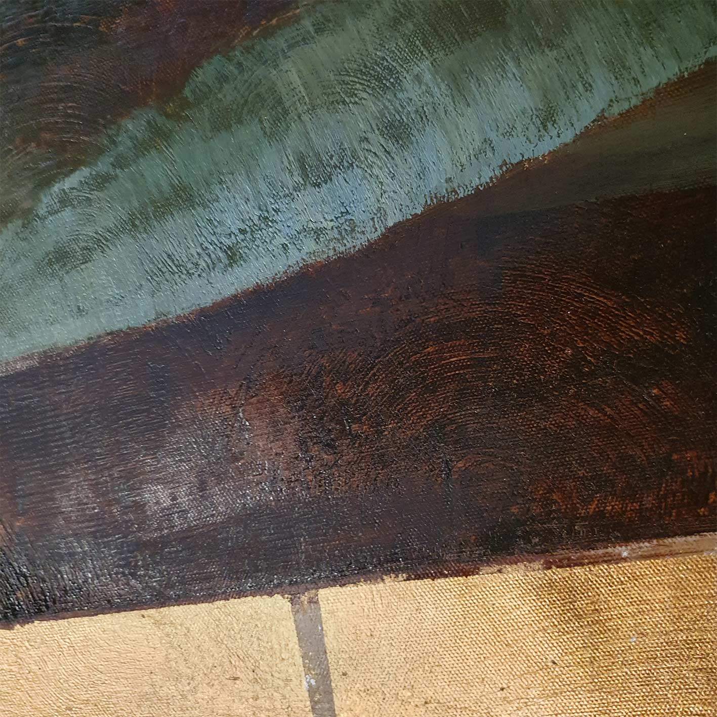 Cuadro Flores Oros Blancas 120x40 cm