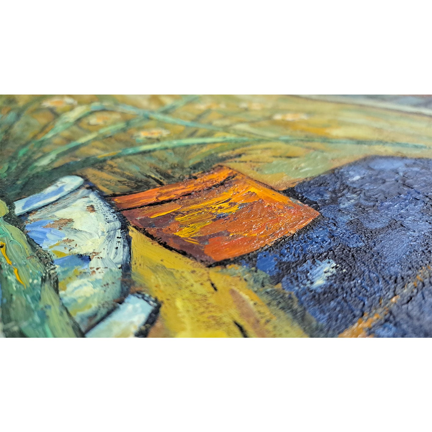 Cuadro Macetas Escaleras 50x60 cm