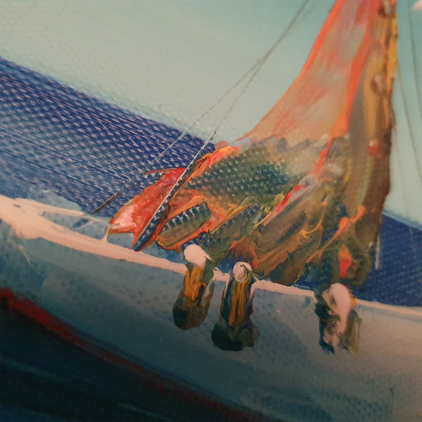 Cuadro Marina Palmeras 90x60 cm