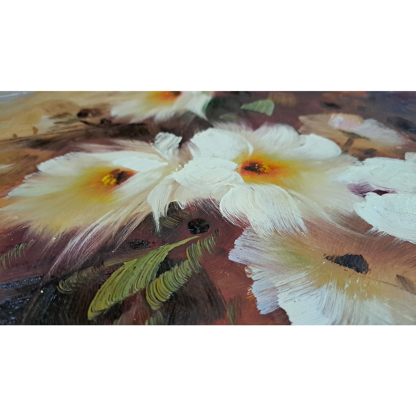 Cuadro Flores Interior 60x50 cm Texturas