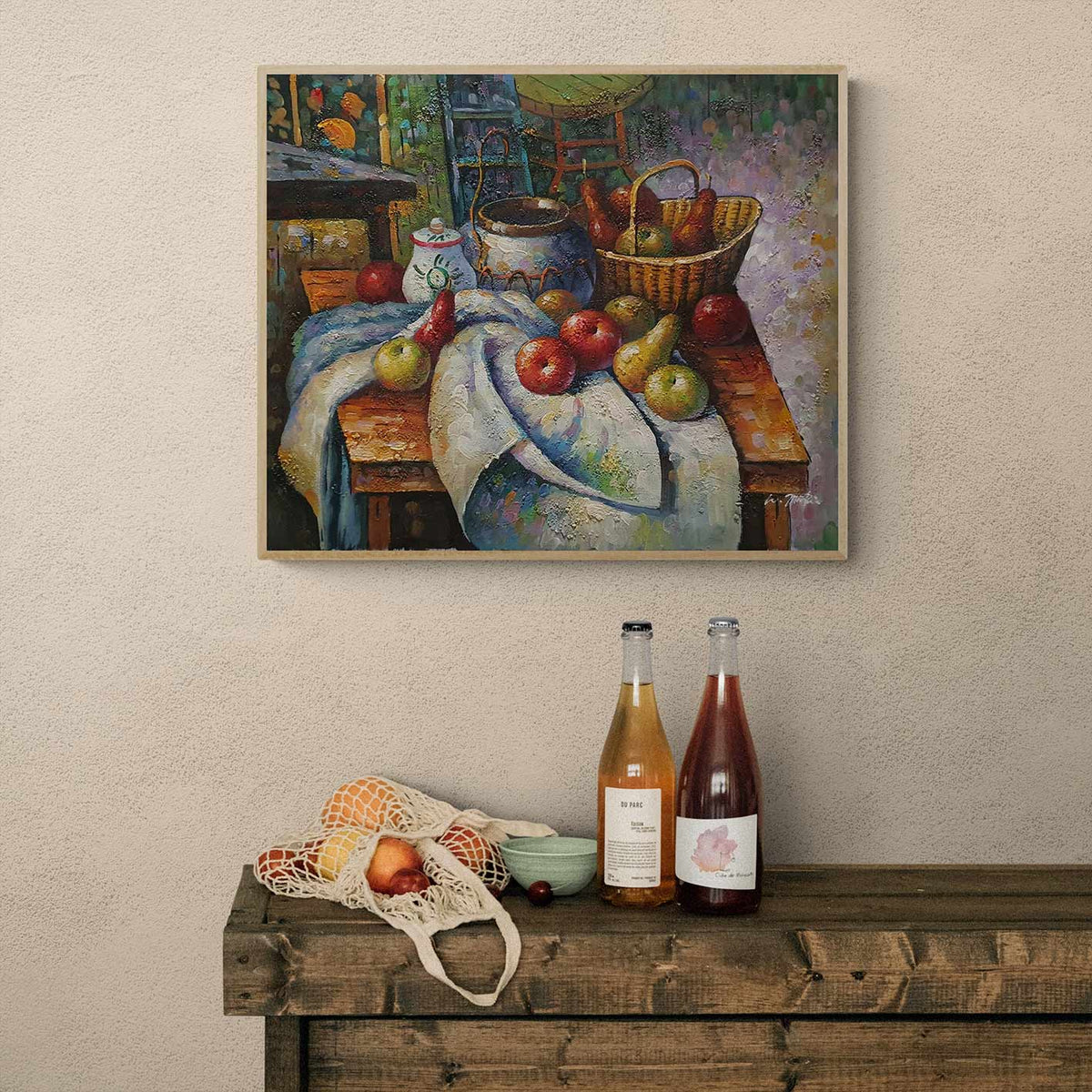 Cuadro Bodegon Manta 60x50 cm