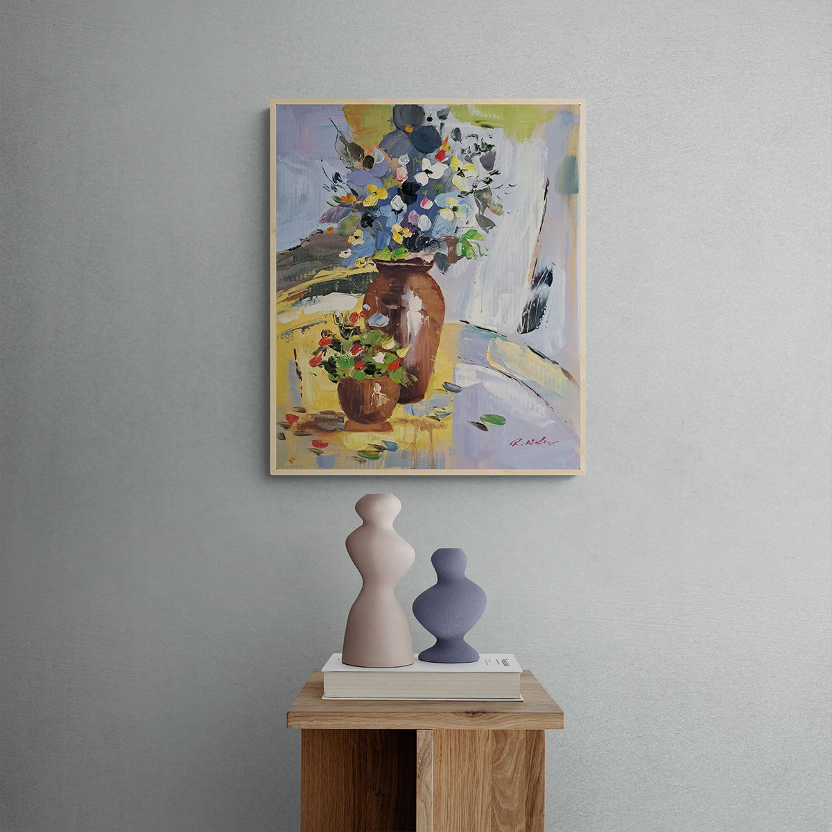 Cuadro Jarron Plenitud 50x60 cm