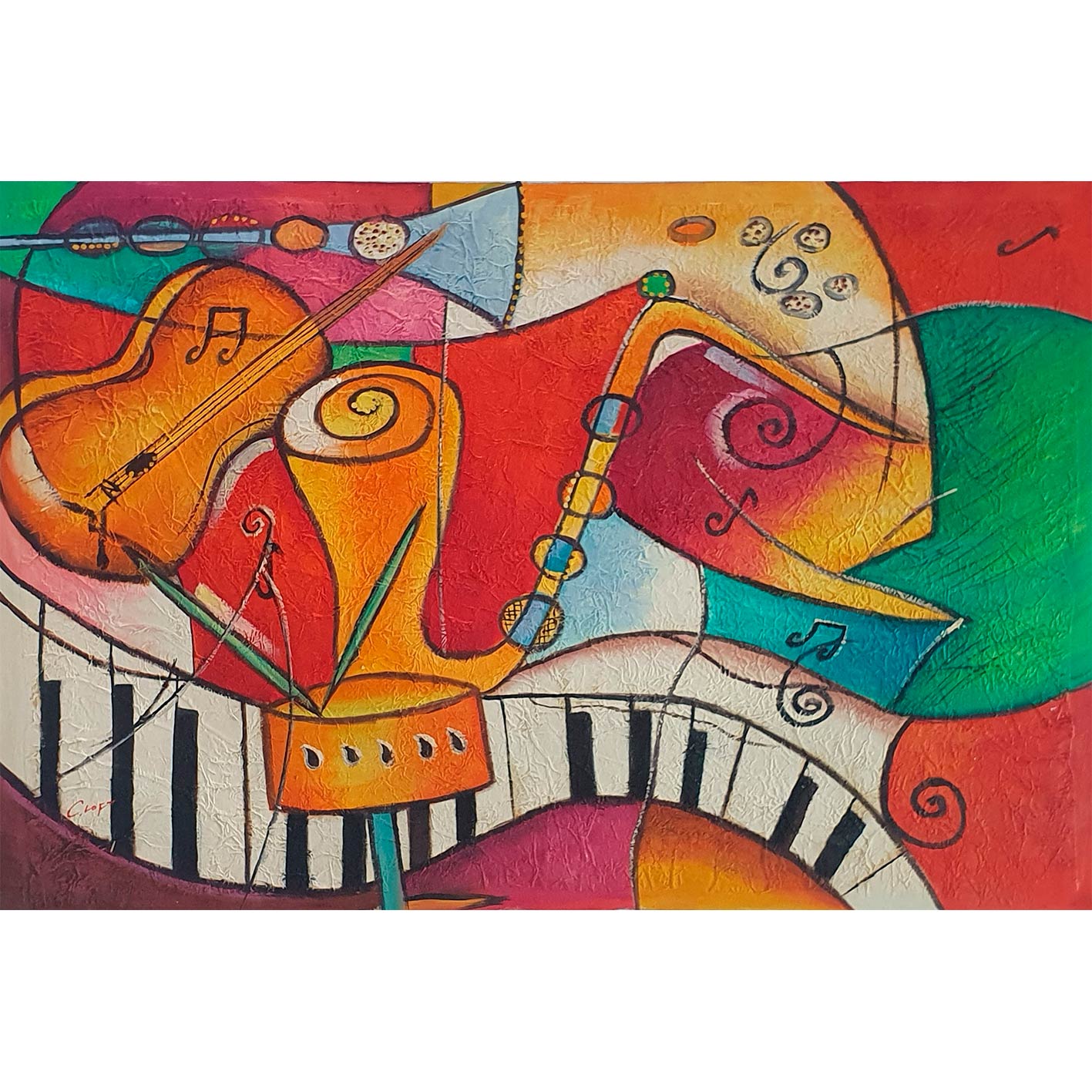 Arte musical basado en Stephan Bucher