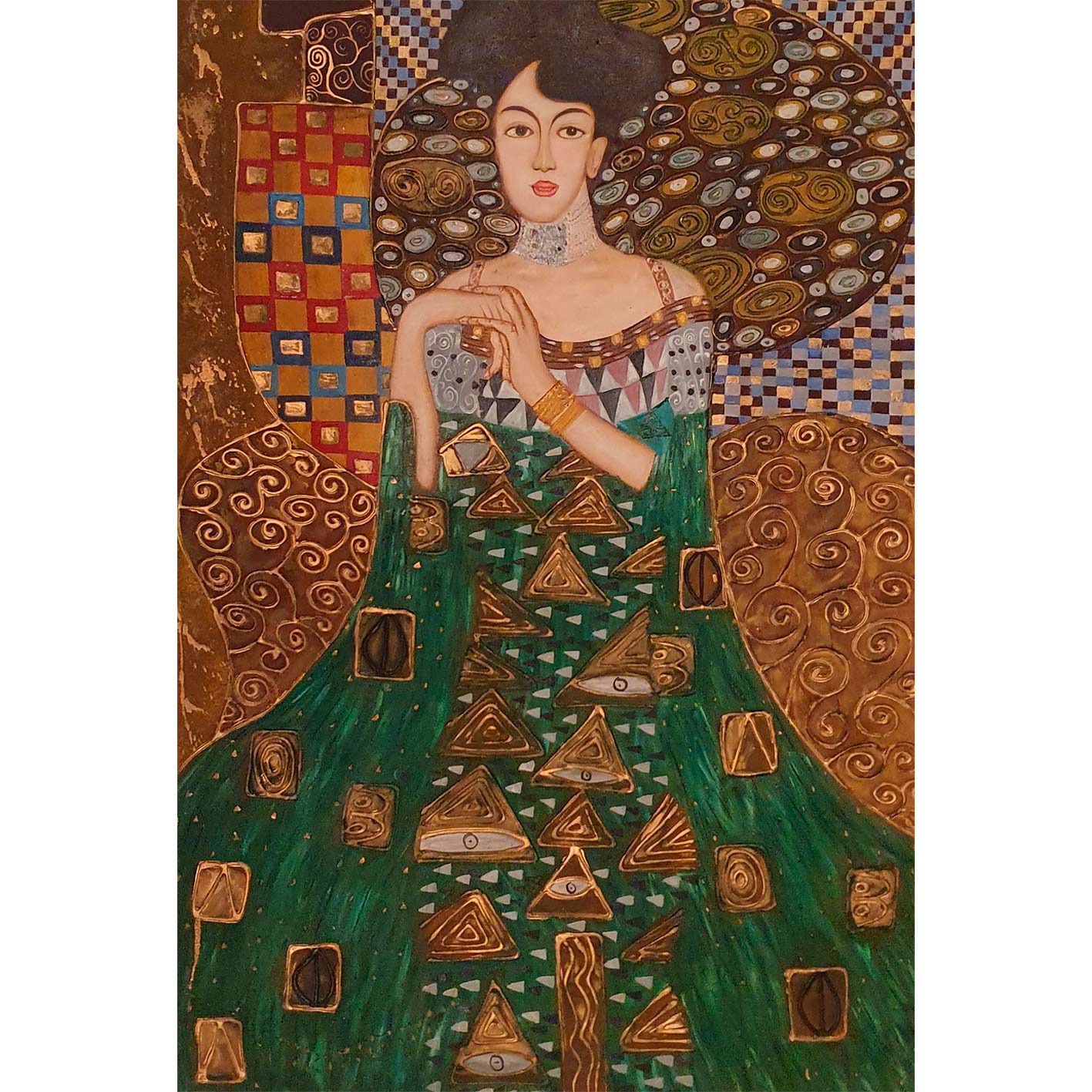 Cuadro Gustav Klimt Mujer 60x90 cm