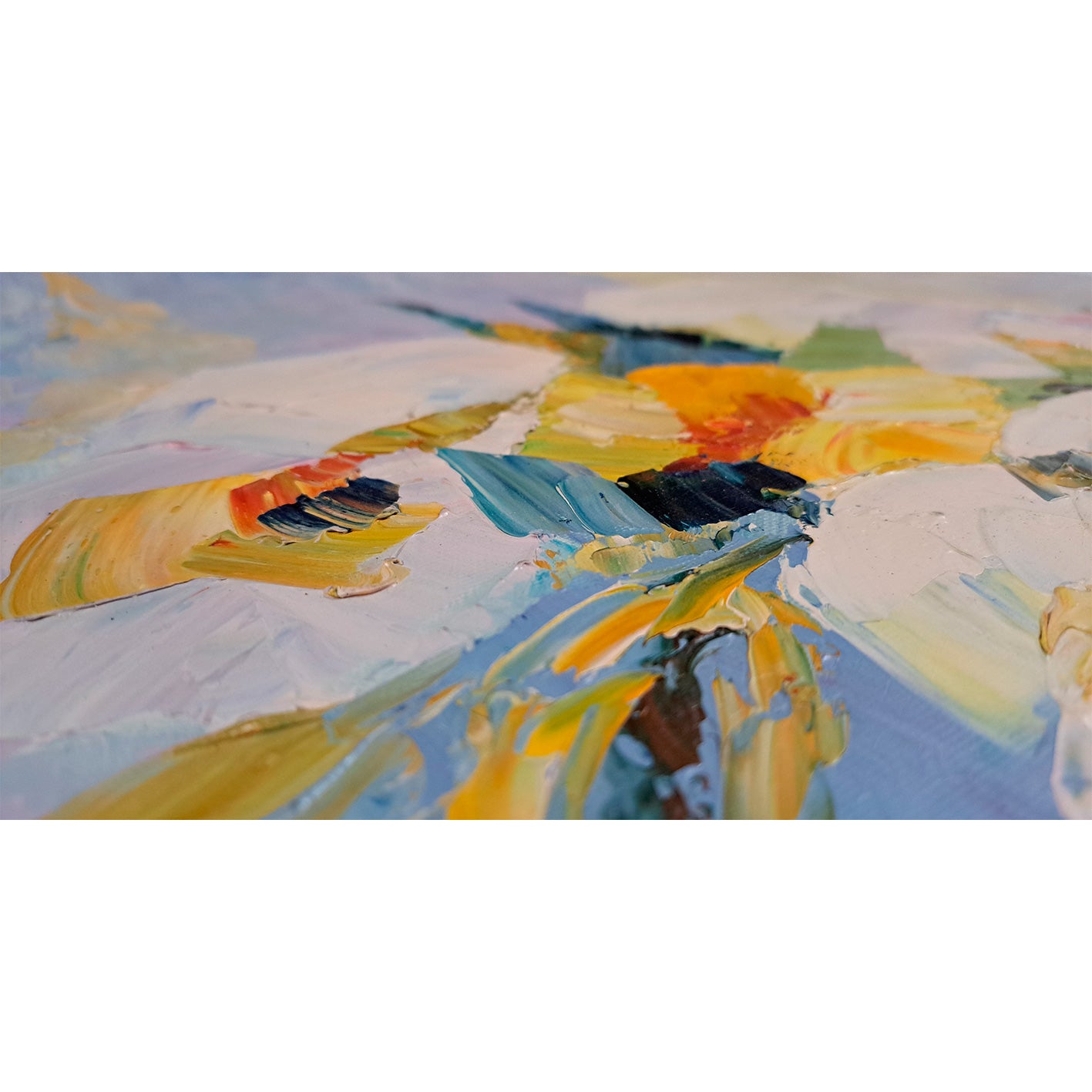 Cuadro Oleo Lienzo Jarron Ensueño 50x60 cm Texturas