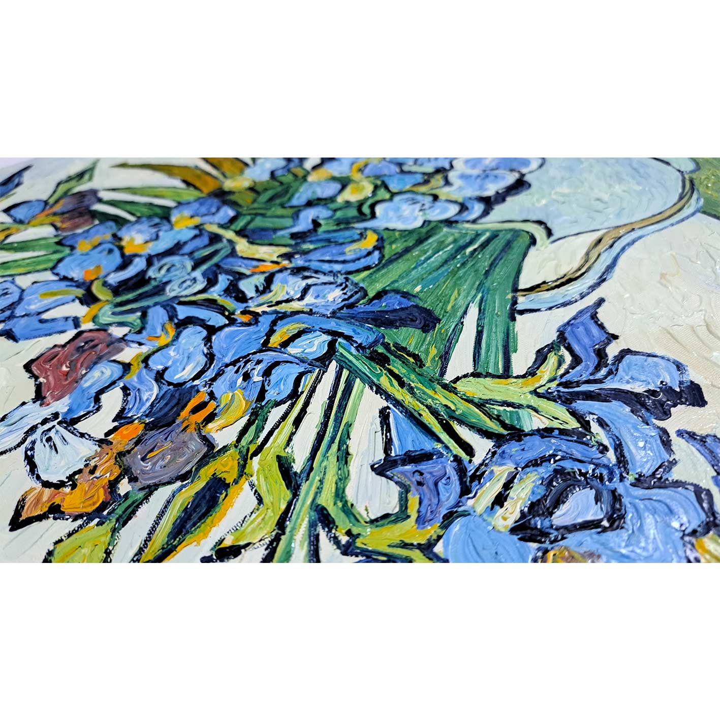 Cuadro Van Gogh Lirios 60x50 cm