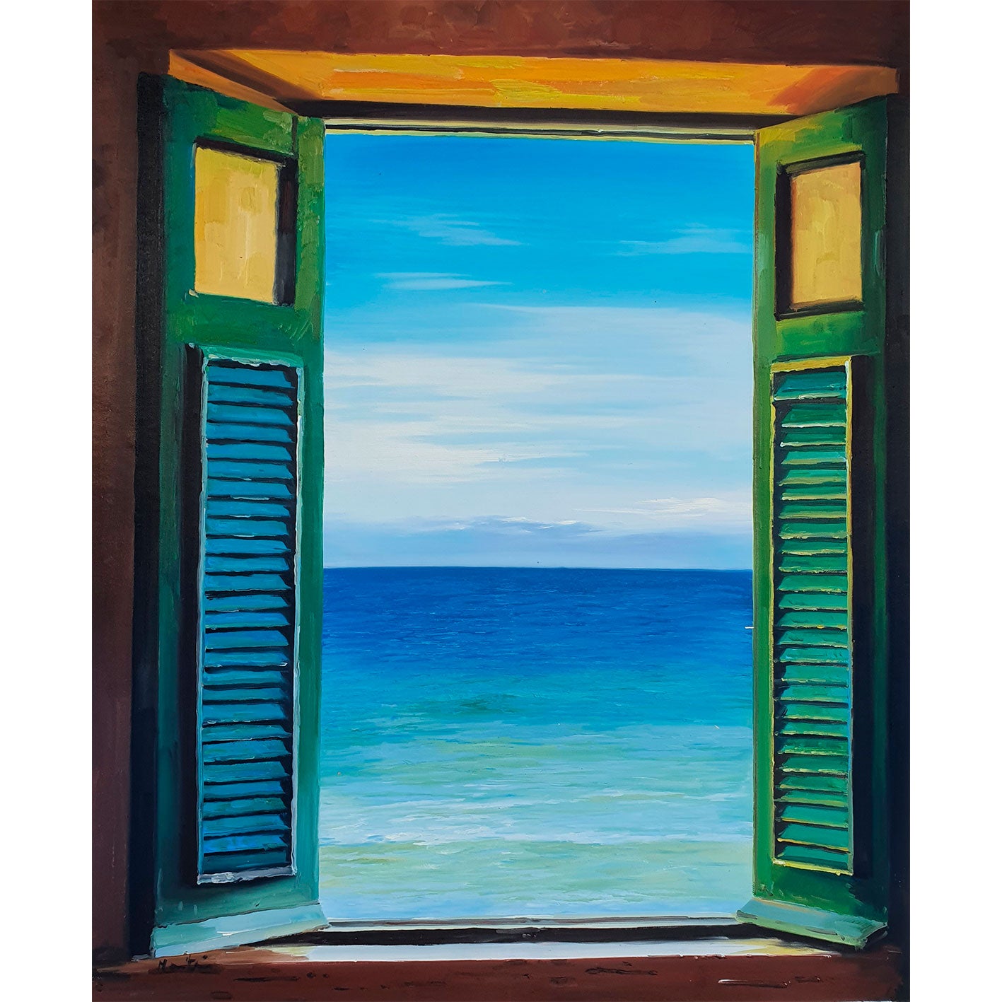 Cuadro Ventana Bahia 82x102 cm