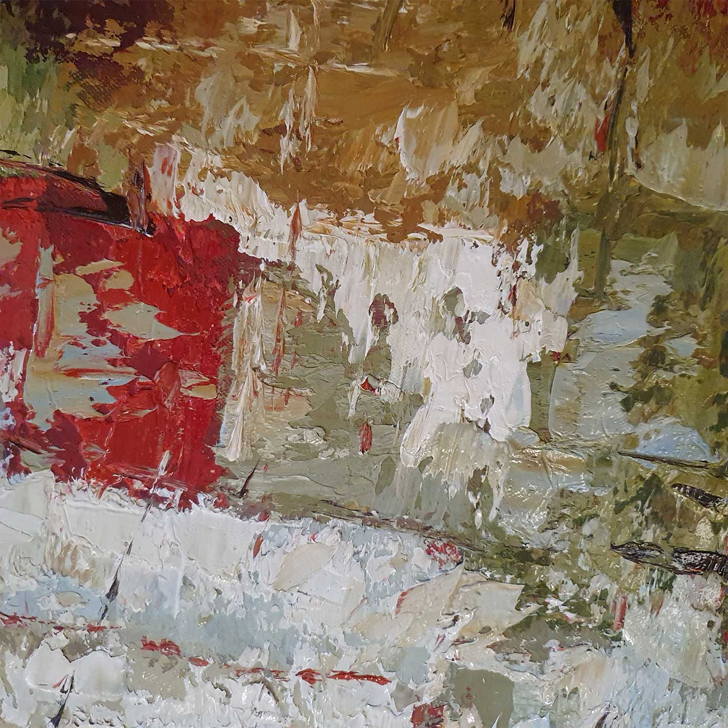 Cuadro Panoramico Abstracto 120x40 cm